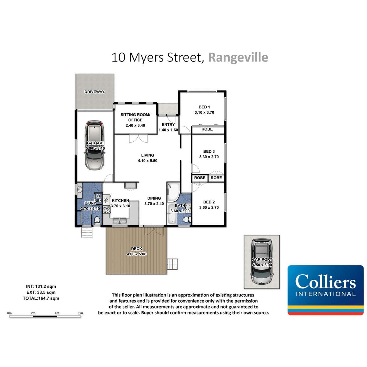 Floorplan of Homely house listing, 10 Myers Street, Rangeville QLD 4350