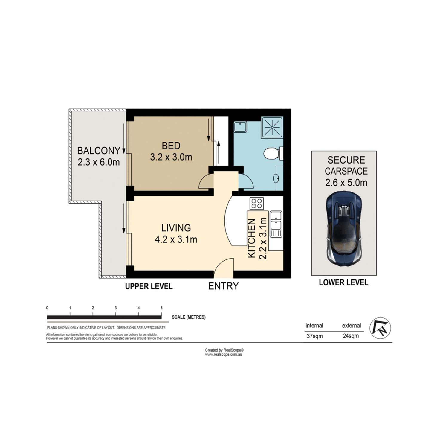 Floorplan of Homely unit listing, 13/70 Lang Parade, Auchenflower QLD 4066