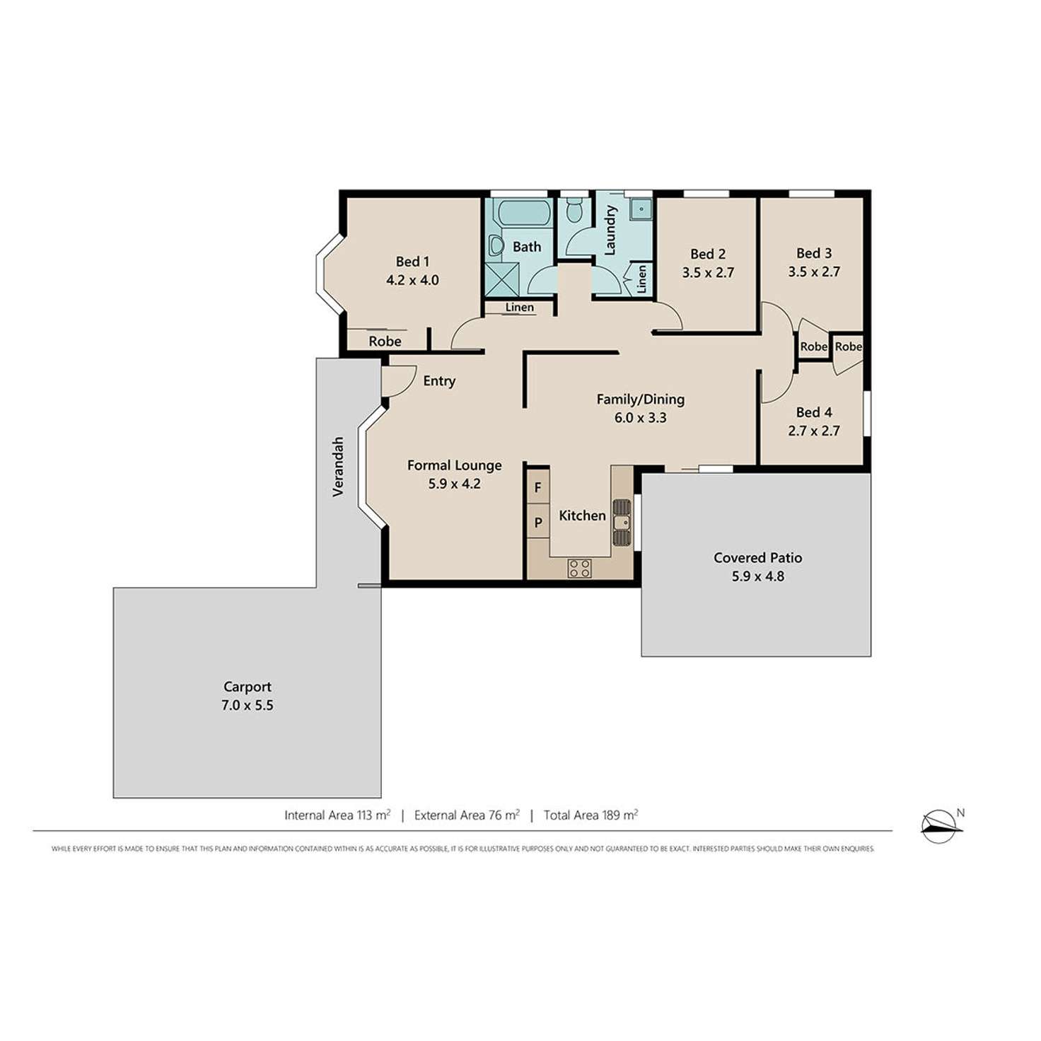 Floorplan of Homely house listing, 9 Karingal Court, Boronia Heights QLD 4124