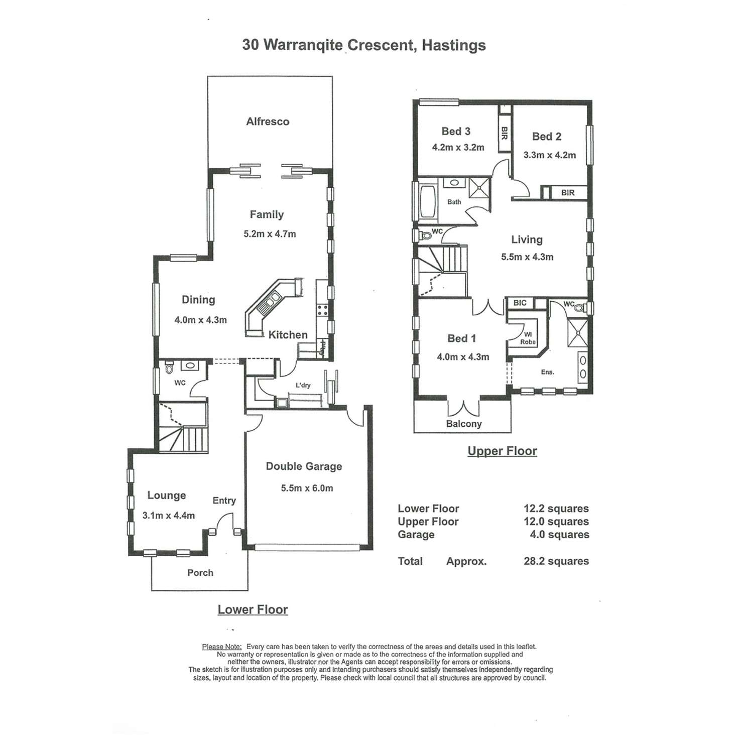 Floorplan of Homely house listing, 30 Warranqite Crescent, Hastings VIC 3915