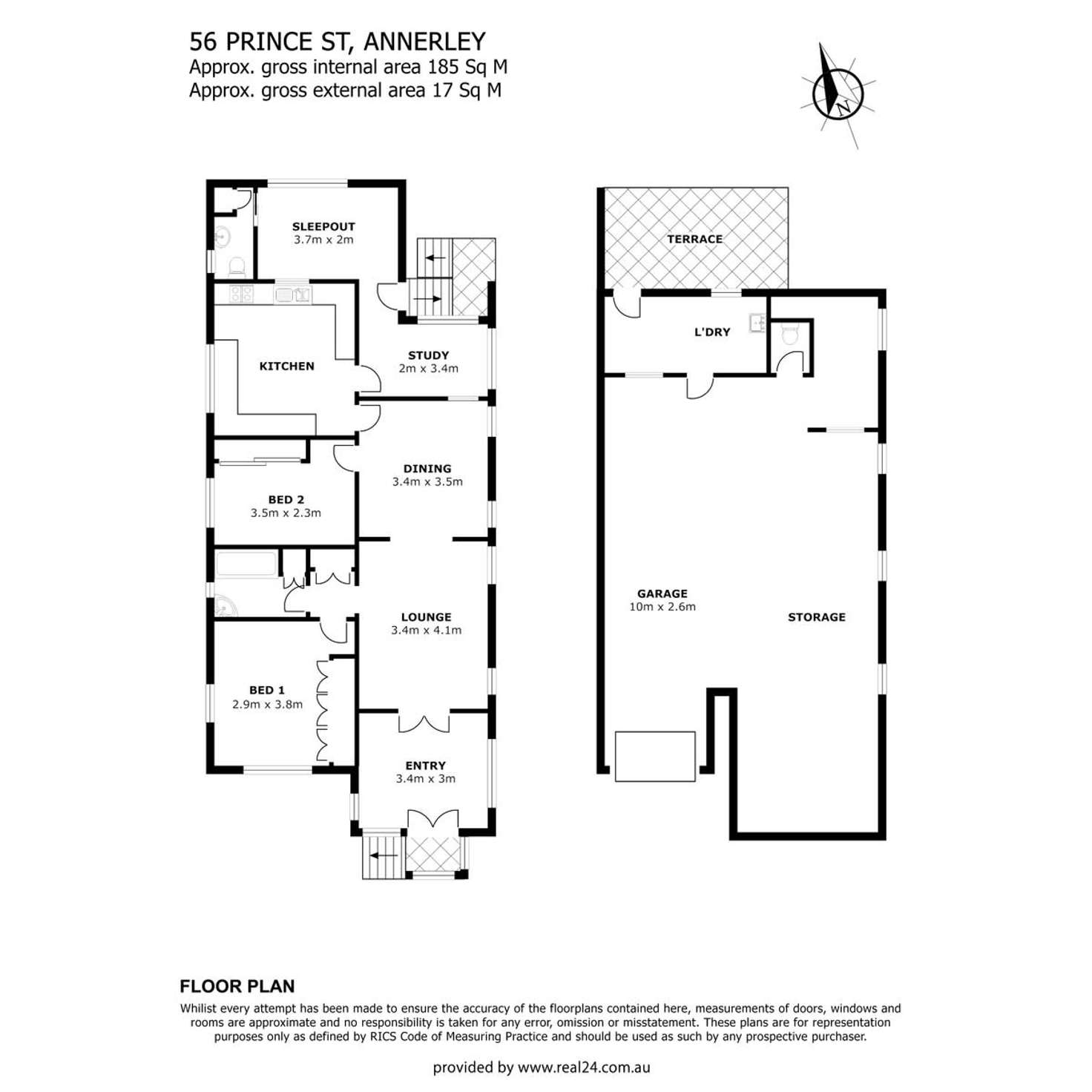 Floorplan of Homely house listing, 56 Prince Street, Annerley QLD 4103