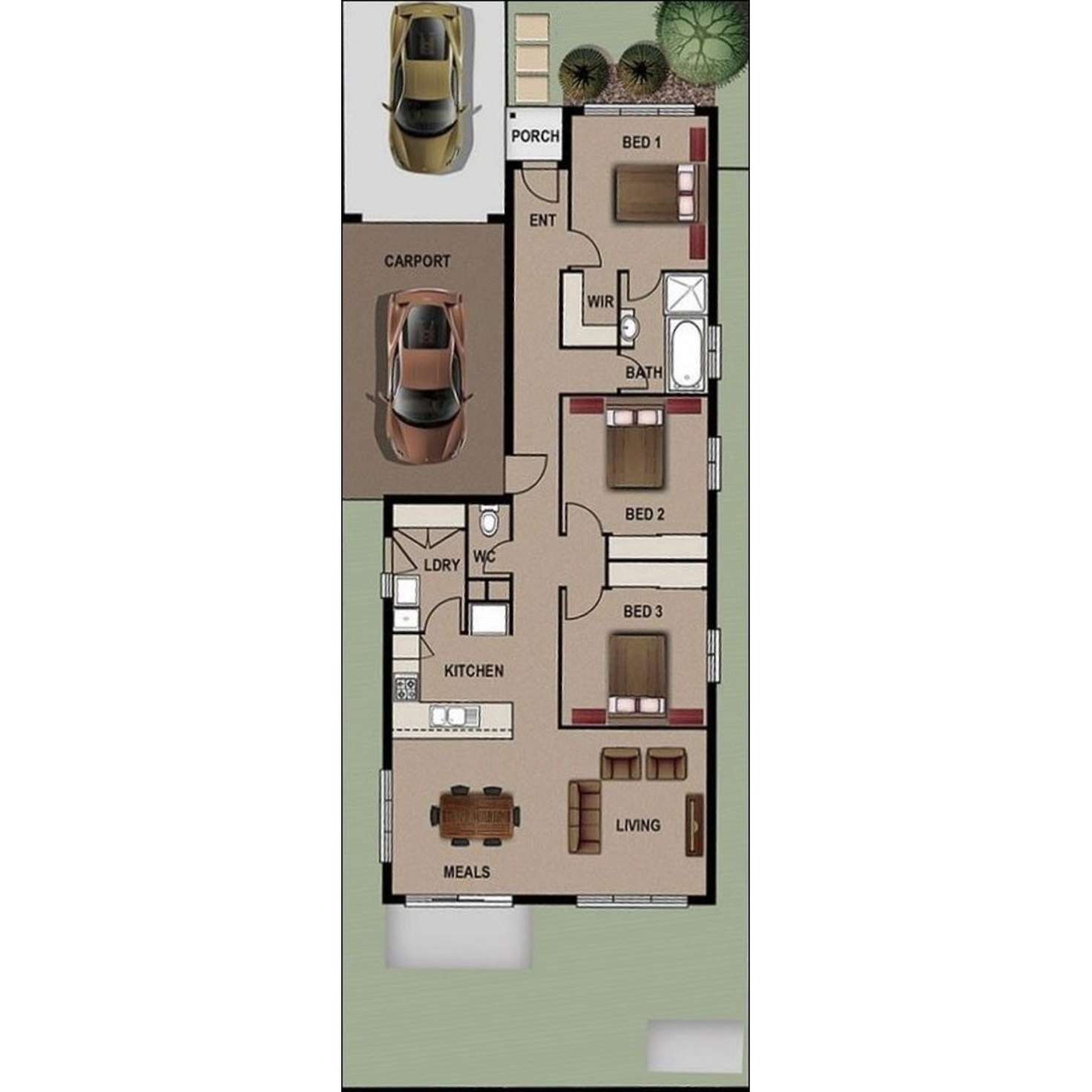 Floorplan of Homely unit listing, 9/35 Dairymans Way, Bonshaw VIC 3352