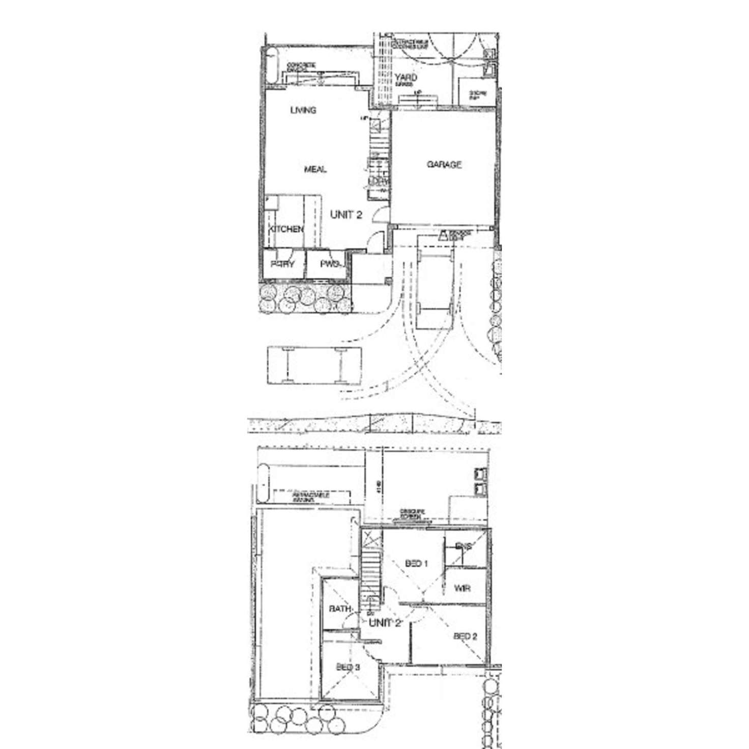 Floorplan of Homely townhouse listing, Unit 2/433 Station Street, Box Hill VIC 3128
