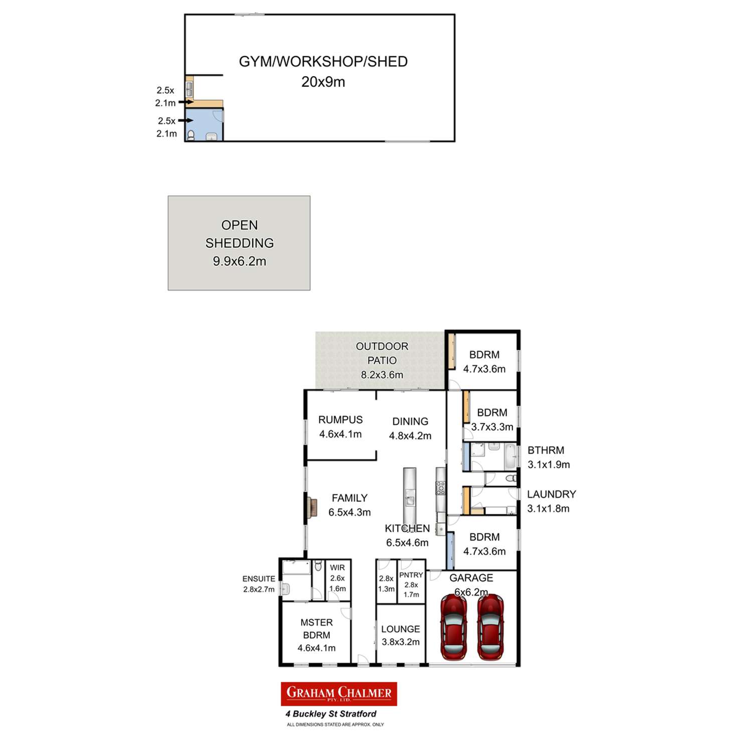 Floorplan of Homely house listing, 4 Buckley Street, Stratford VIC 3862