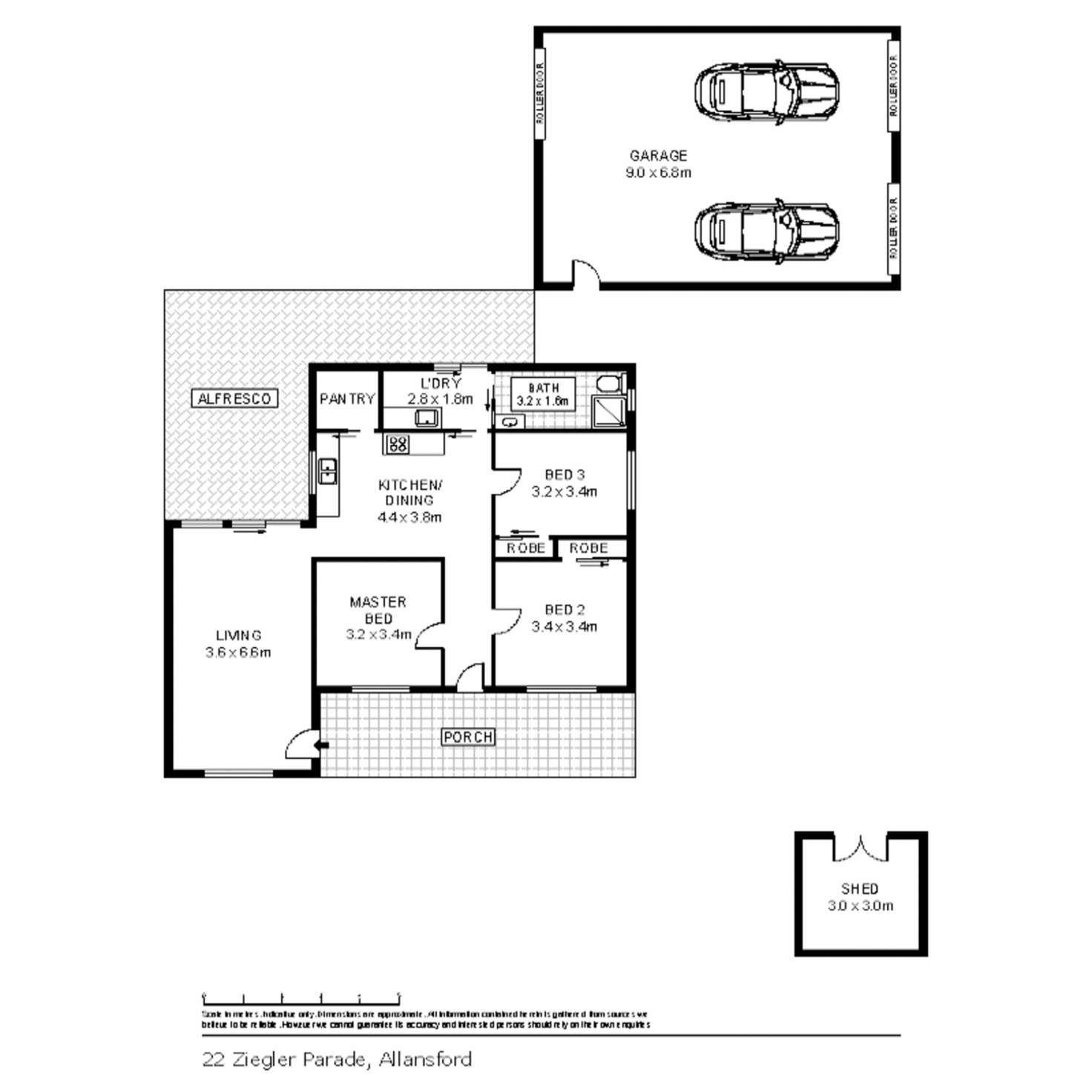Floorplan of Homely house listing, 22 Ziegler Parade, Allansford VIC 3277