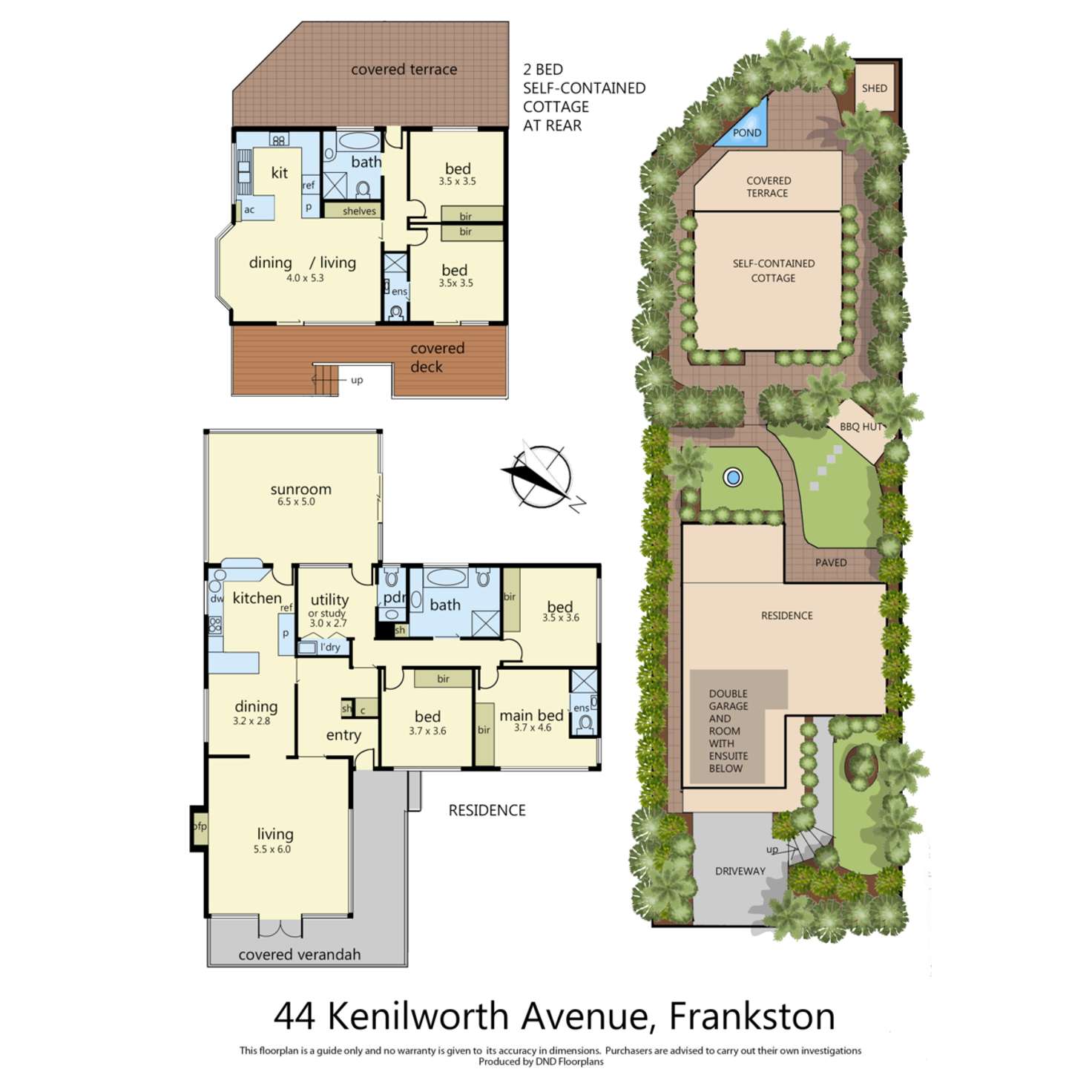 Floorplan of Homely house listing, 44 Kenilworth Avenue, Frankston VIC 3199