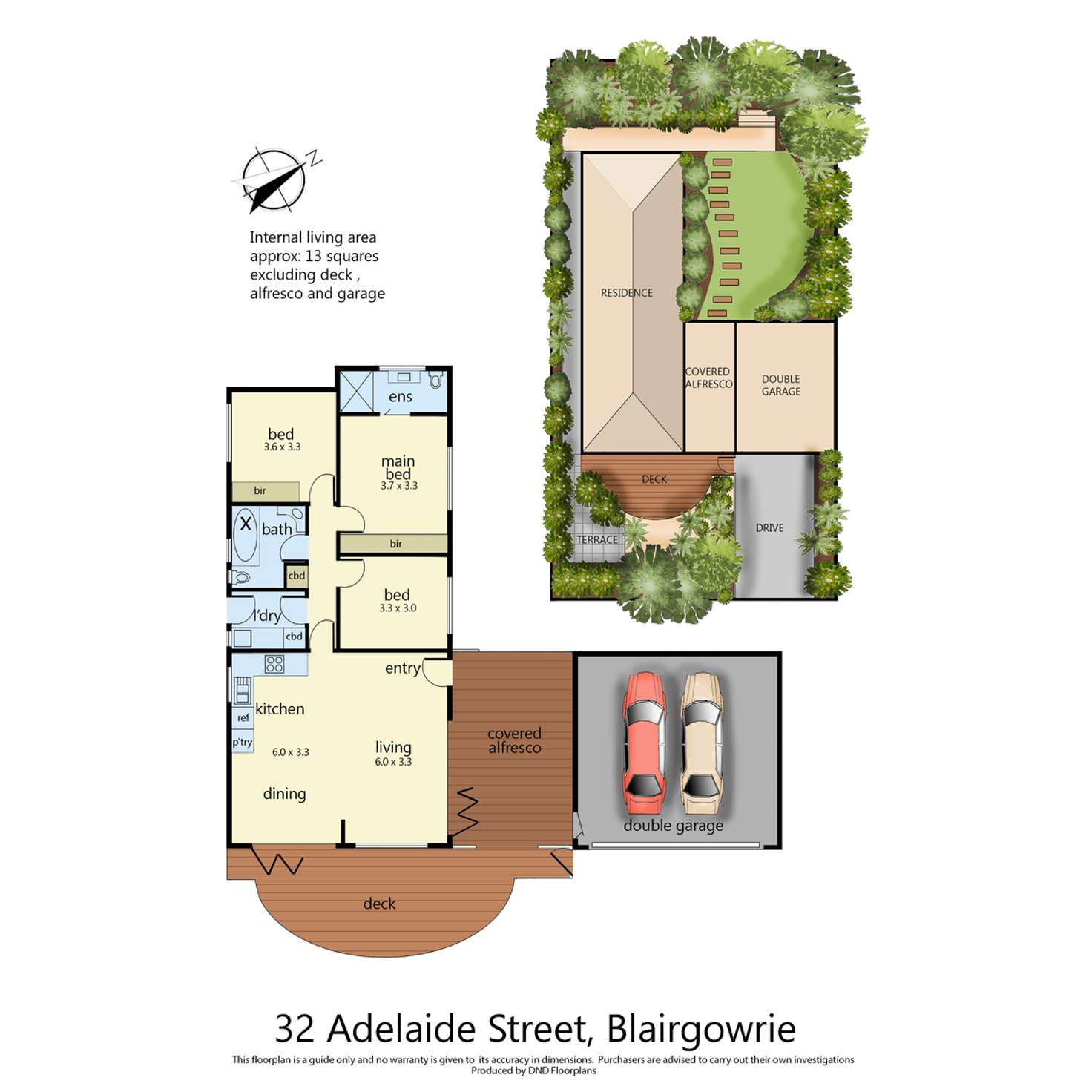 Floorplan of Homely house listing, 32 Adelaide Street, Blairgowrie VIC 3942