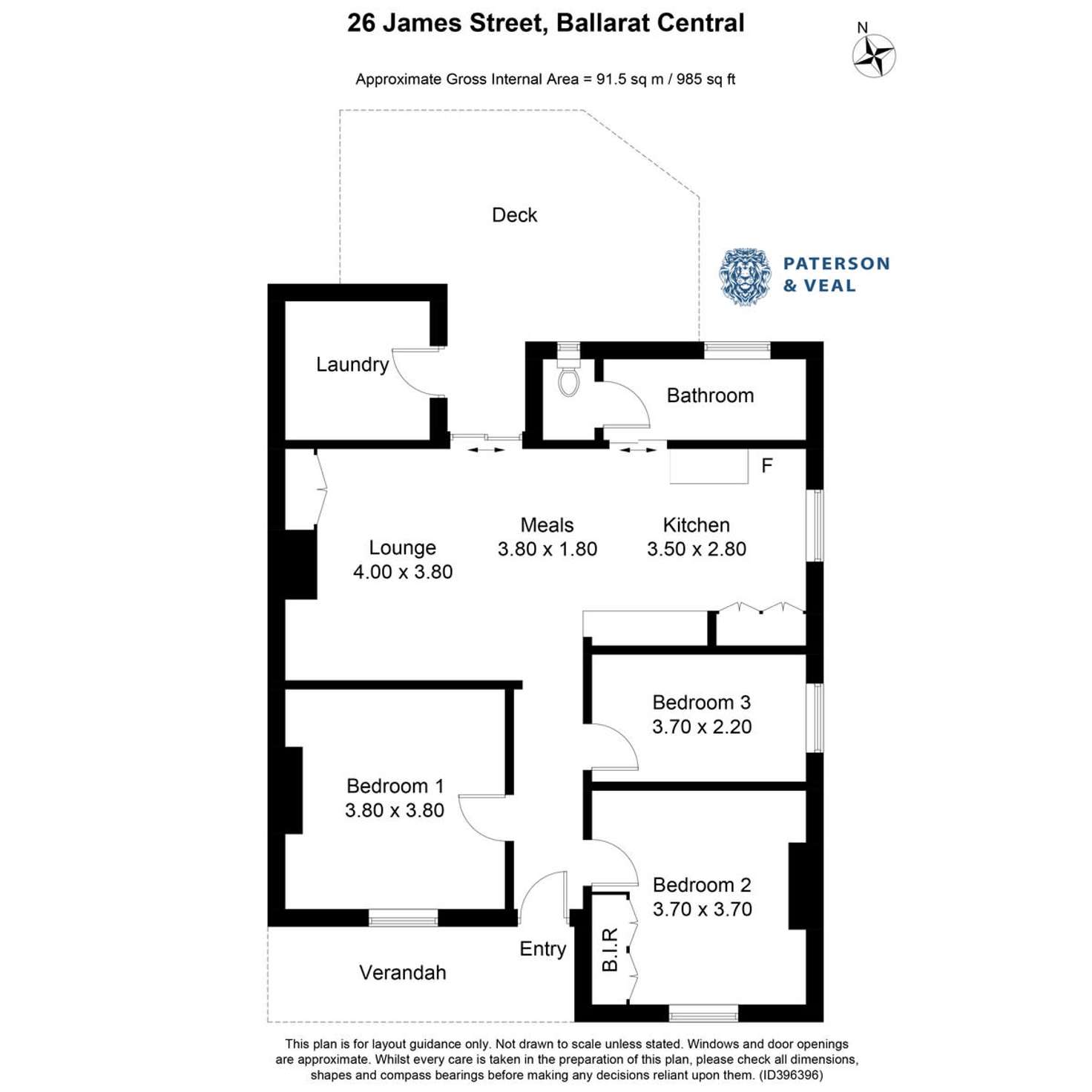 Floorplan of Homely house listing, 26 James Street, Ballarat Central VIC 3350