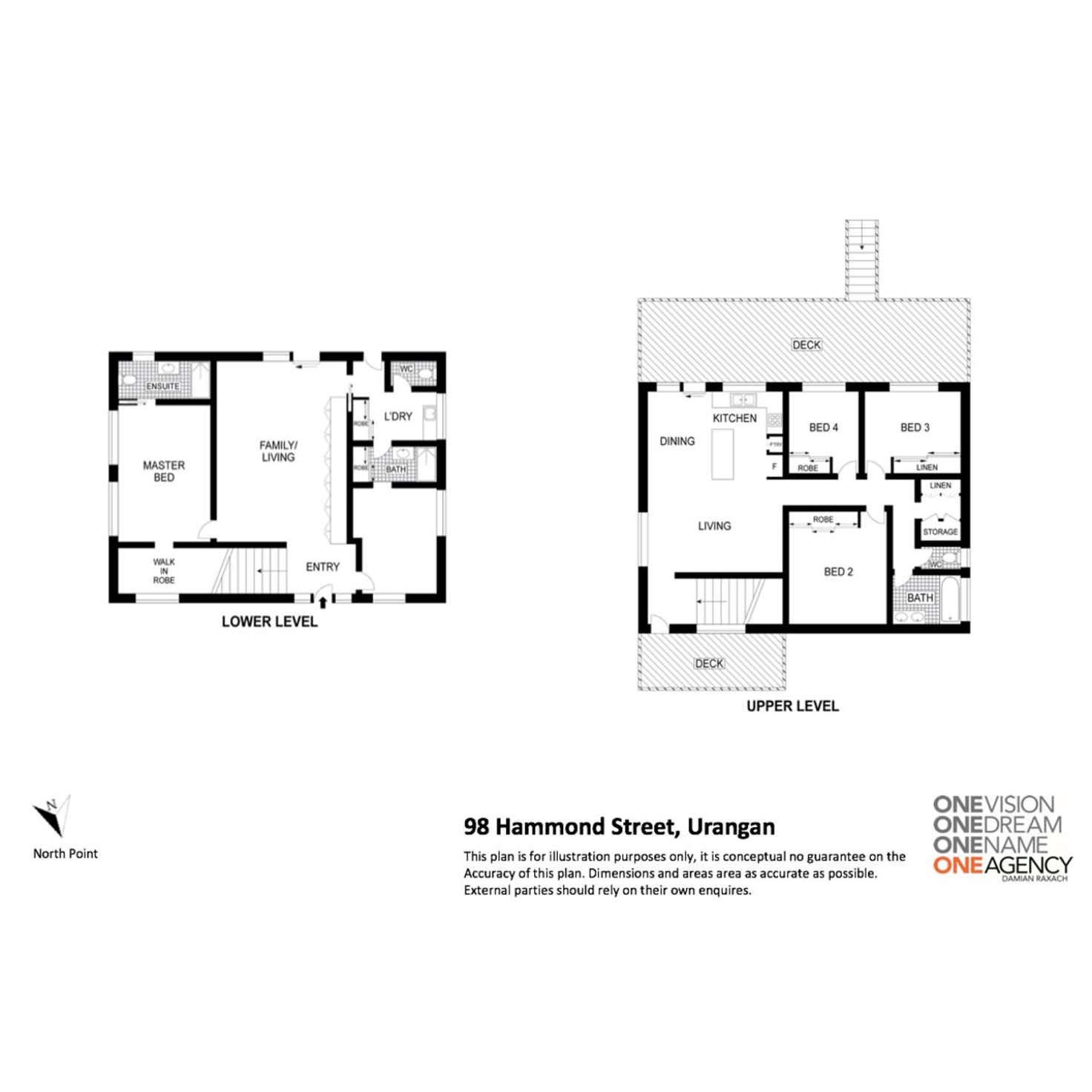 Floorplan of Homely house listing, 98 Hammond Street, Urangan QLD 4655