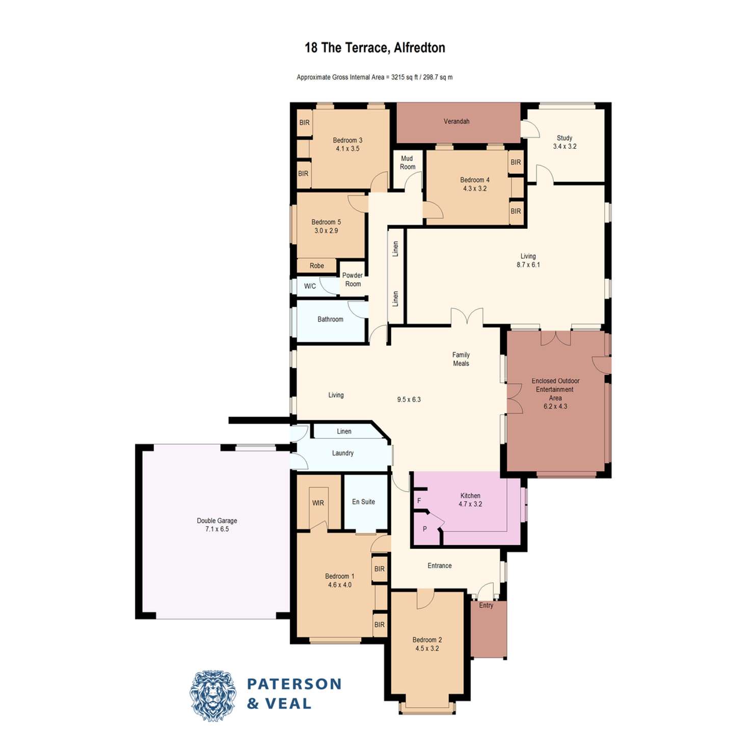 Floorplan of Homely house listing, 18 The Terrace, Alfredton VIC 3350