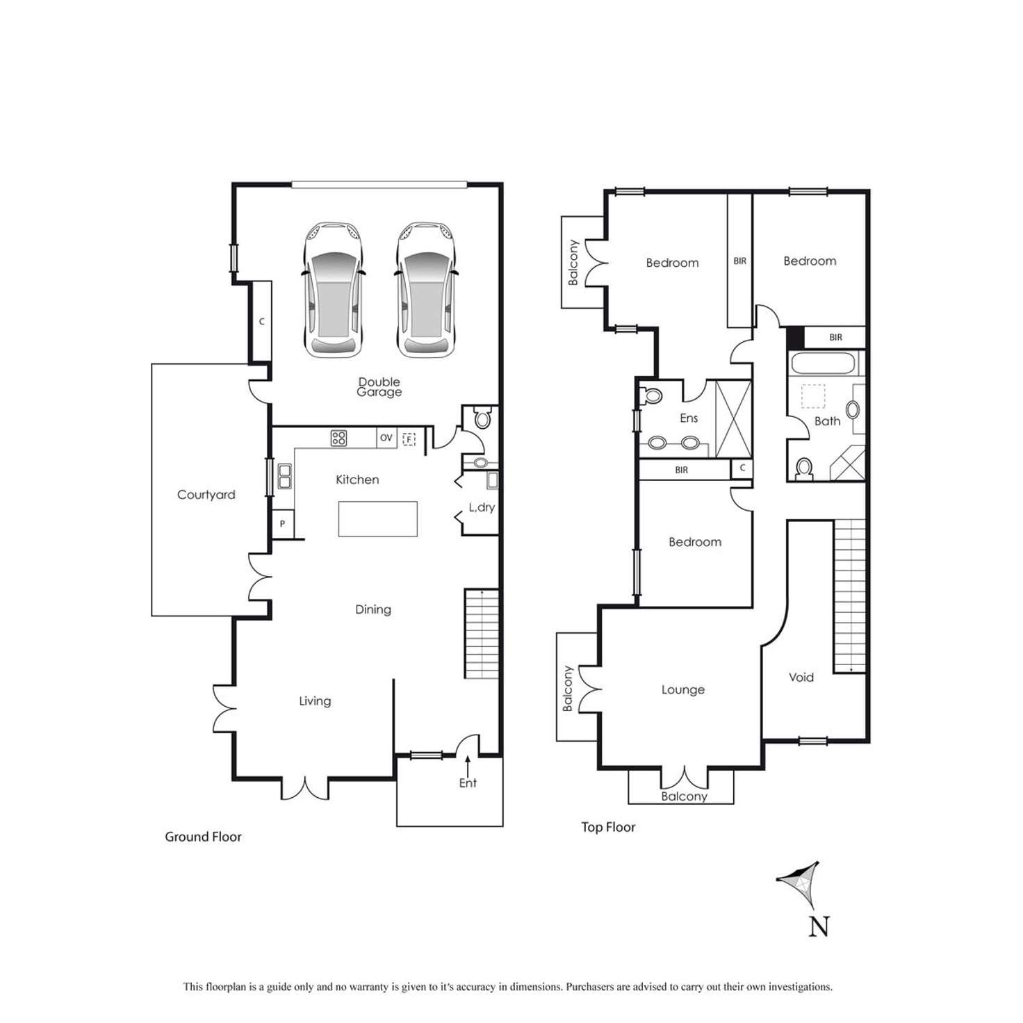 Floorplan of Homely house listing, 4 The Crescent, Port Melbourne VIC 3207