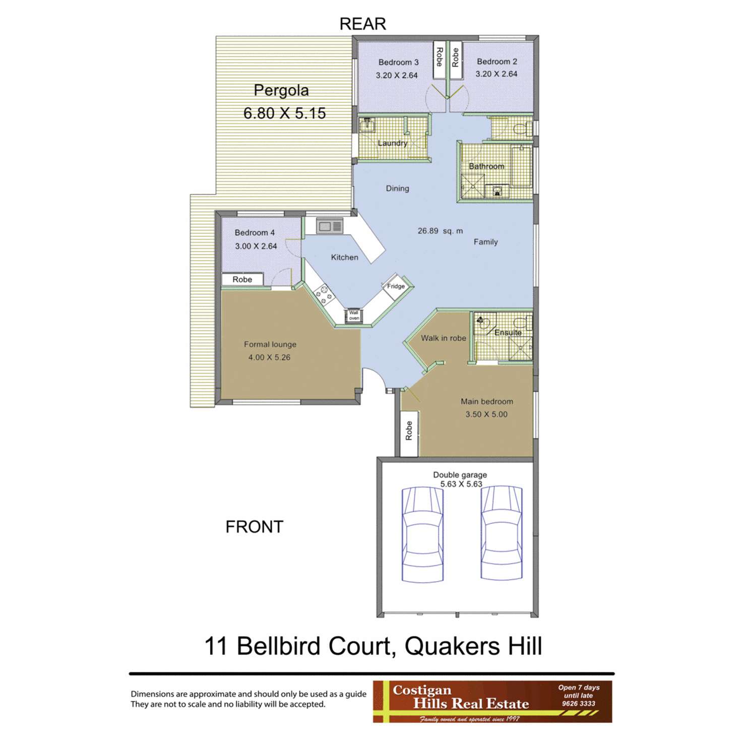 Floorplan of Homely house listing, 11 Bellbird Court, Quakers Hill NSW 2763