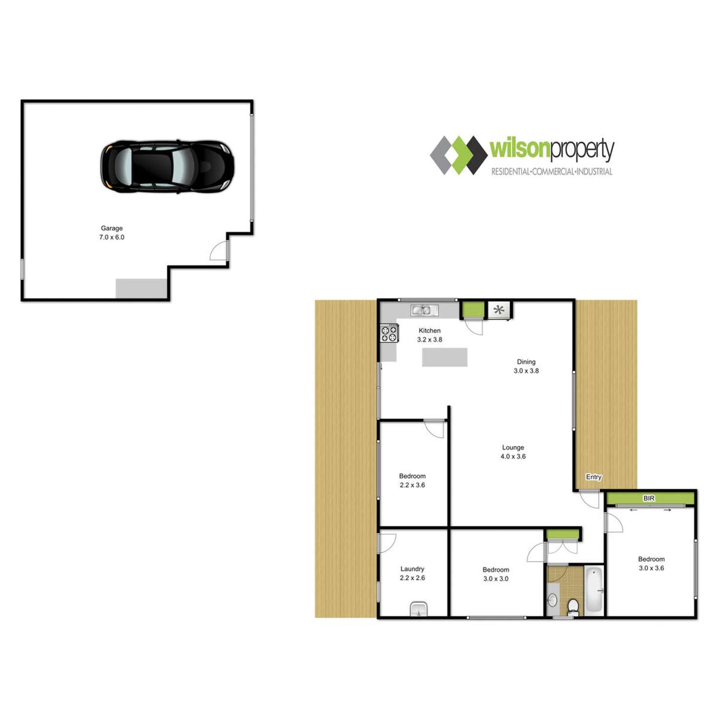 Floorplan of Homely house listing, 20 Brookes Street, Traralgon VIC 3844