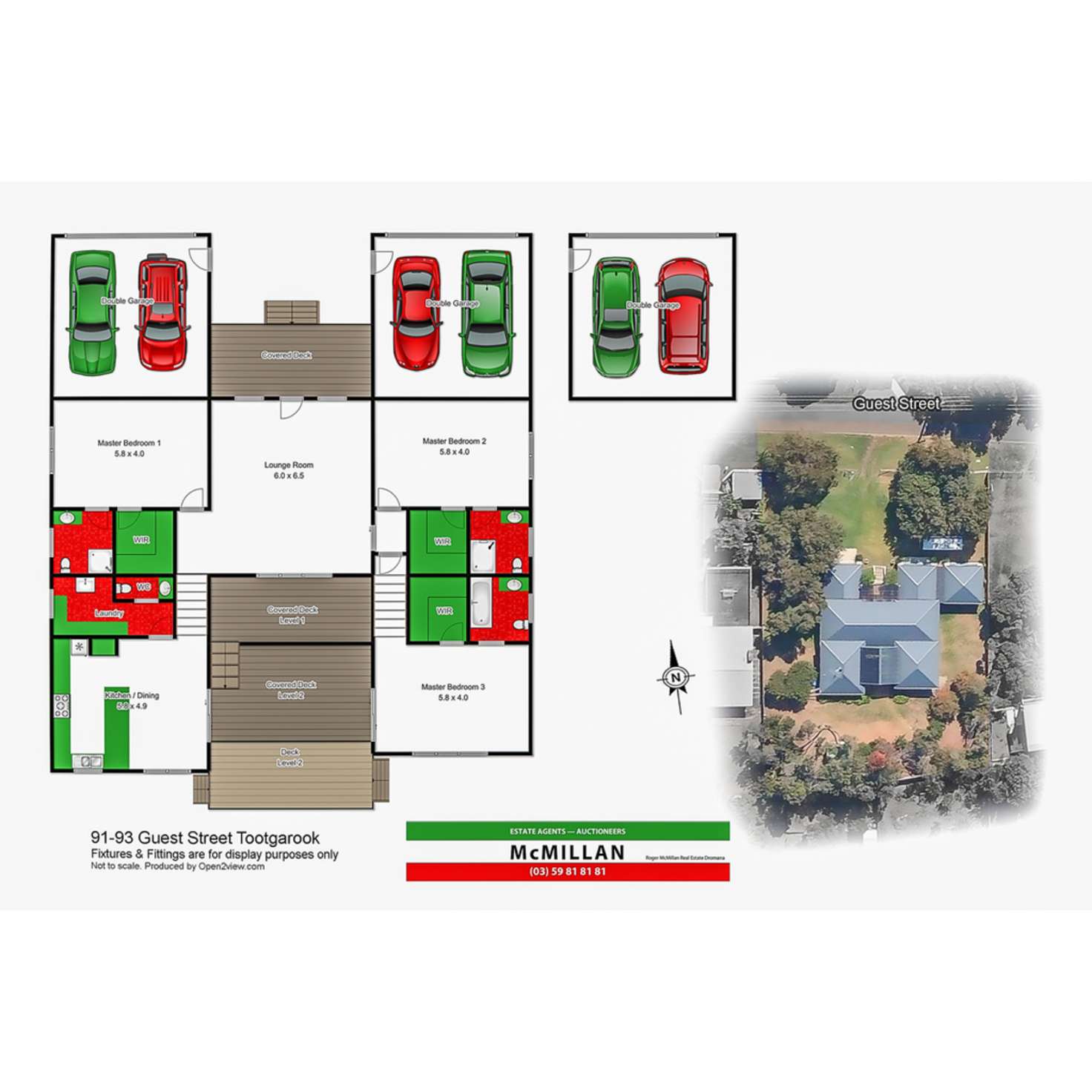 Floorplan of Homely house listing, 91 - 93 Guest Street, Tootgarook VIC 3941