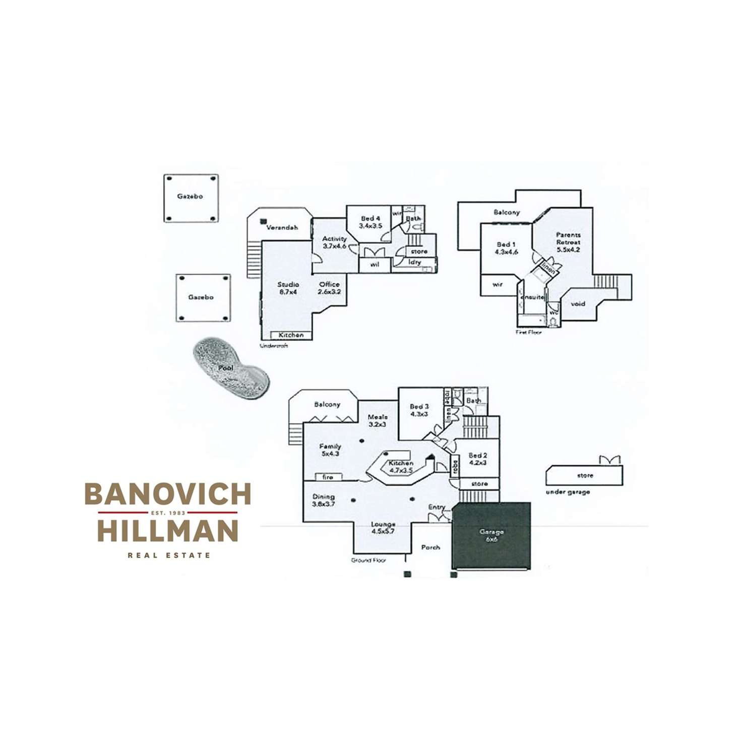Floorplan of Homely house listing, 6 Carron Road, Applecross WA 6153