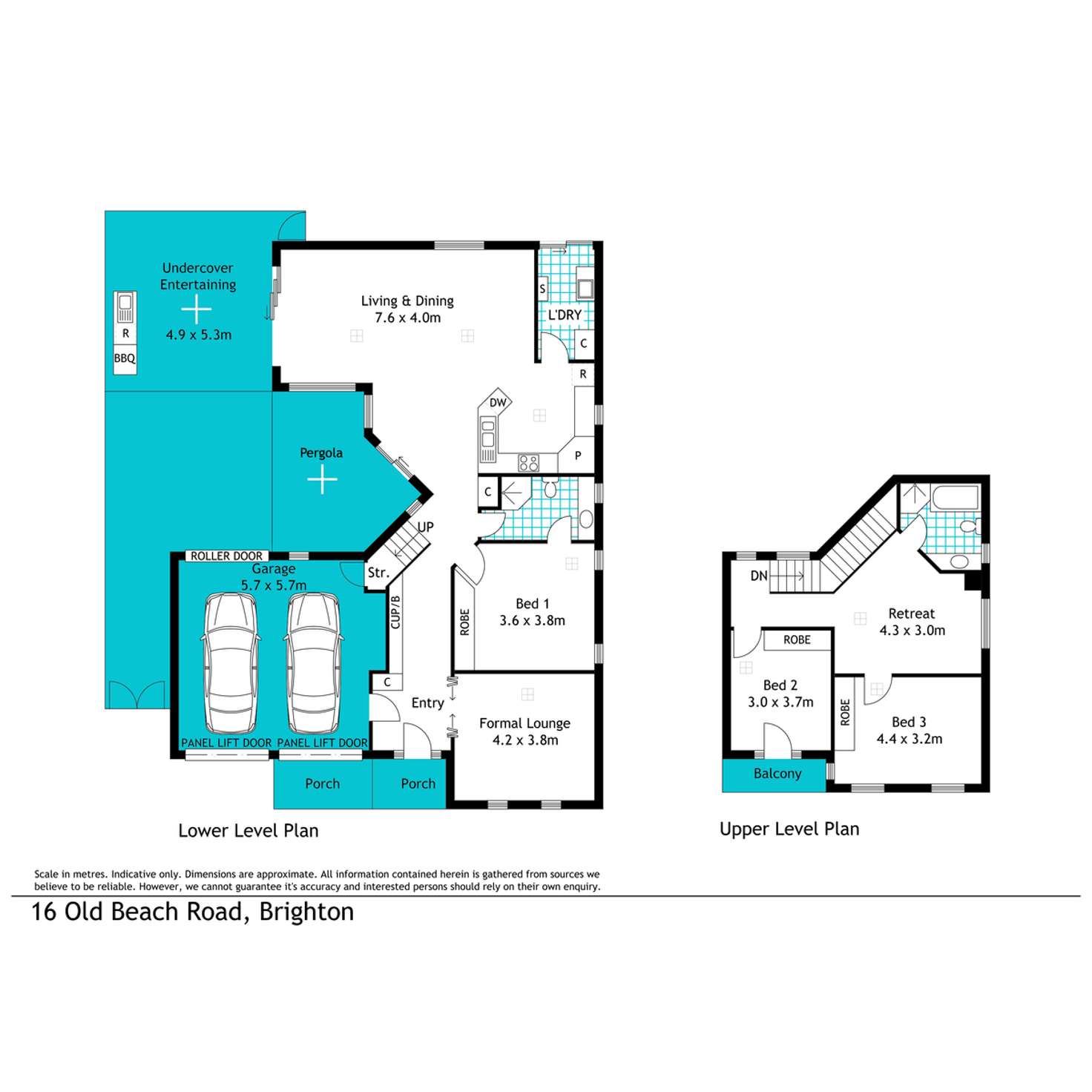 Floorplan of Homely house listing, 16 Old Beach Road, Brighton SA 5048