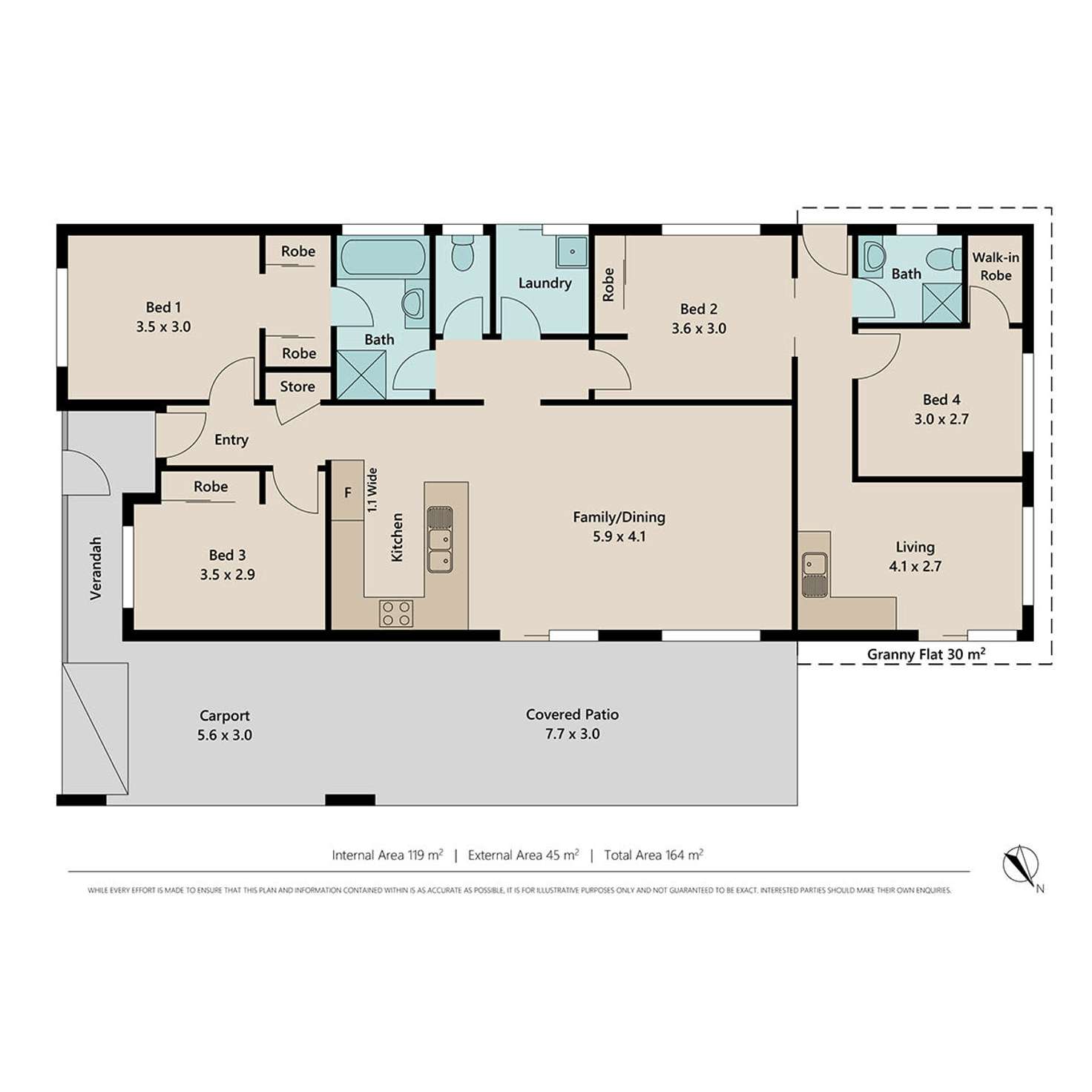 Floorplan of Homely house listing, 13 Ibrox Court, Regents Park QLD 4118