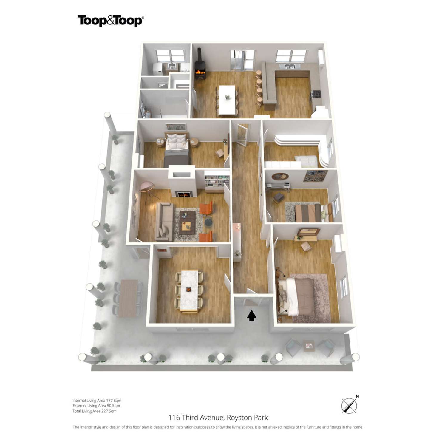 Floorplan of Homely house listing, 116 Third Avenue, Royston Park SA 5070