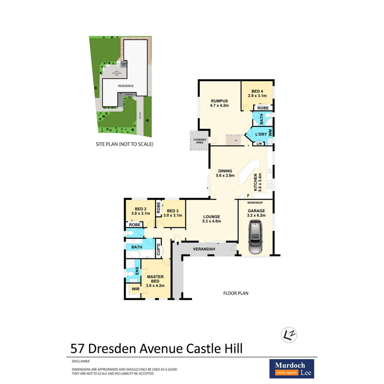 Floorplan of Homely house listing, 57 Dresden Avenue, Castle Hill NSW 2154