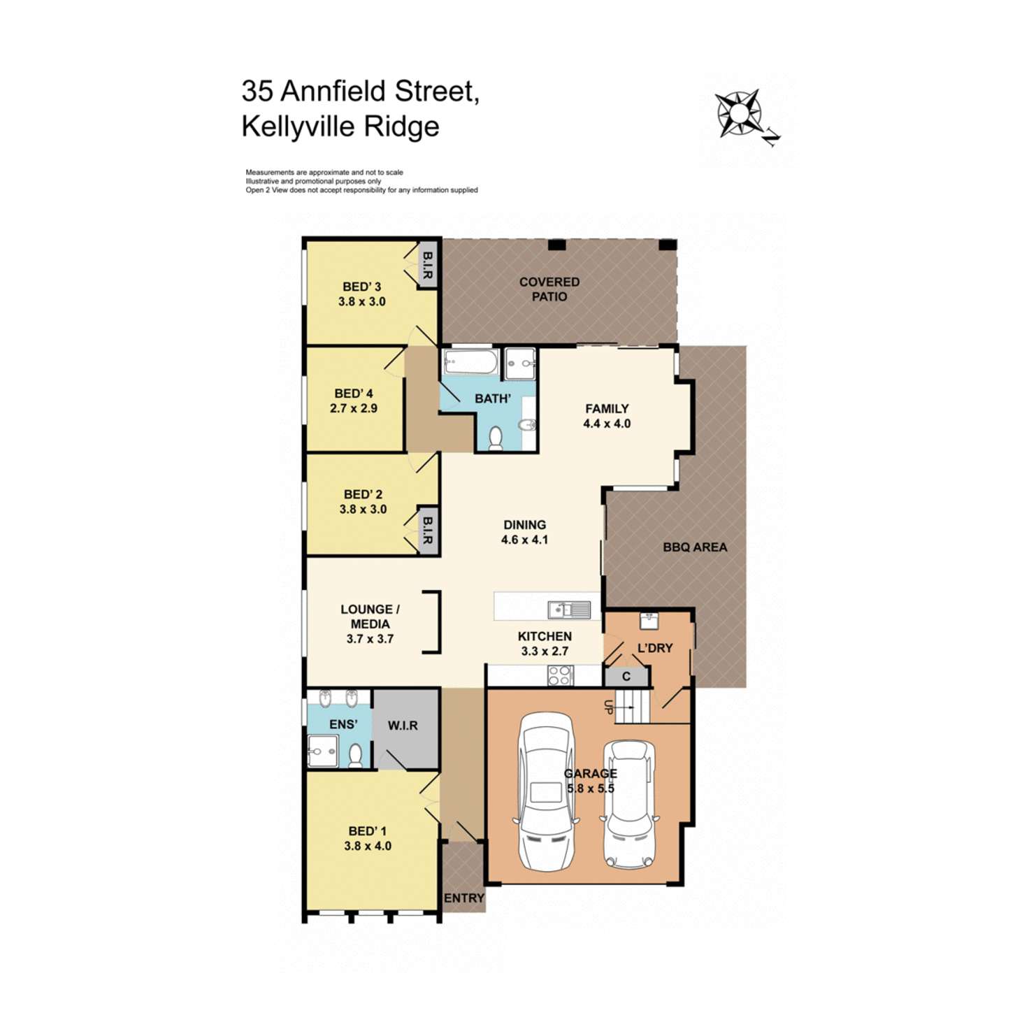 Floorplan of Homely house listing, 35 Annfield Street, Kellyville Ridge NSW 2155