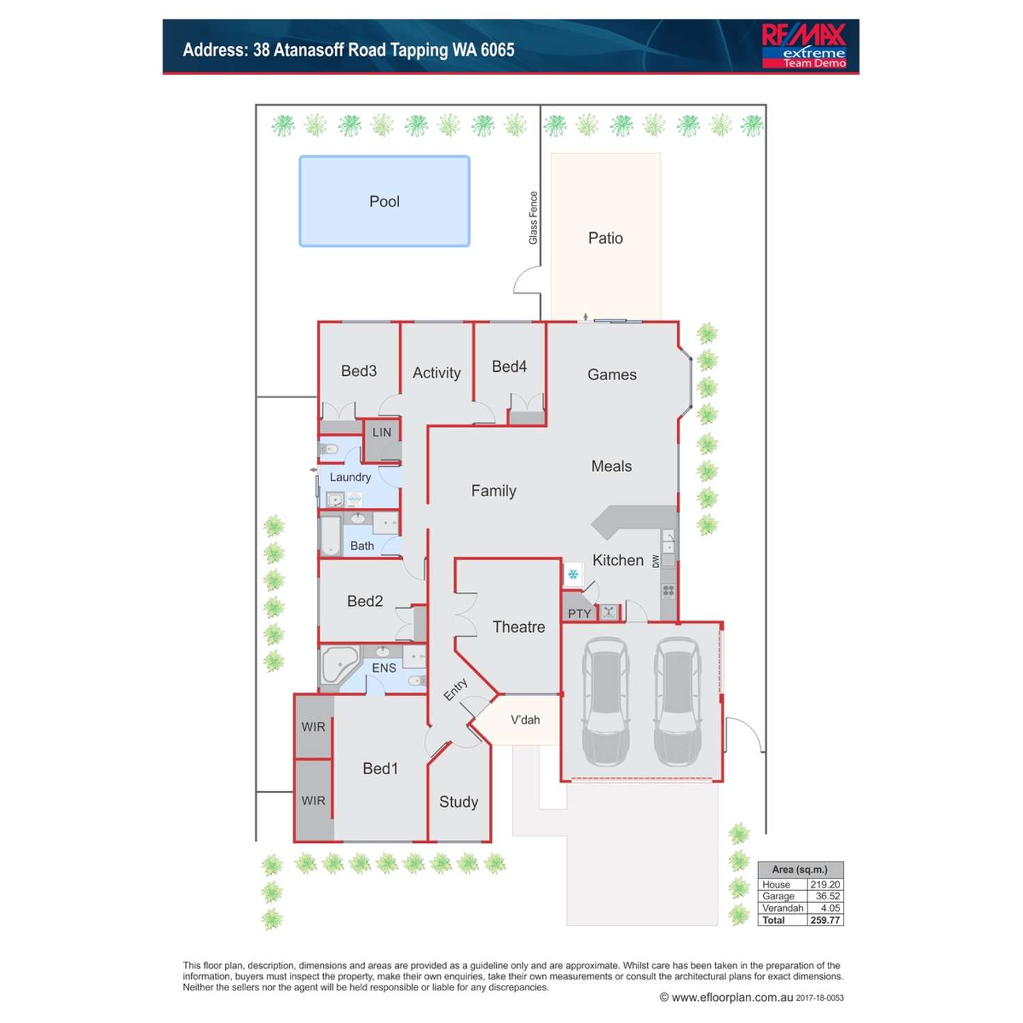 Floorplan of Homely house listing, 38 Atanasoff Road, Tapping WA 6065