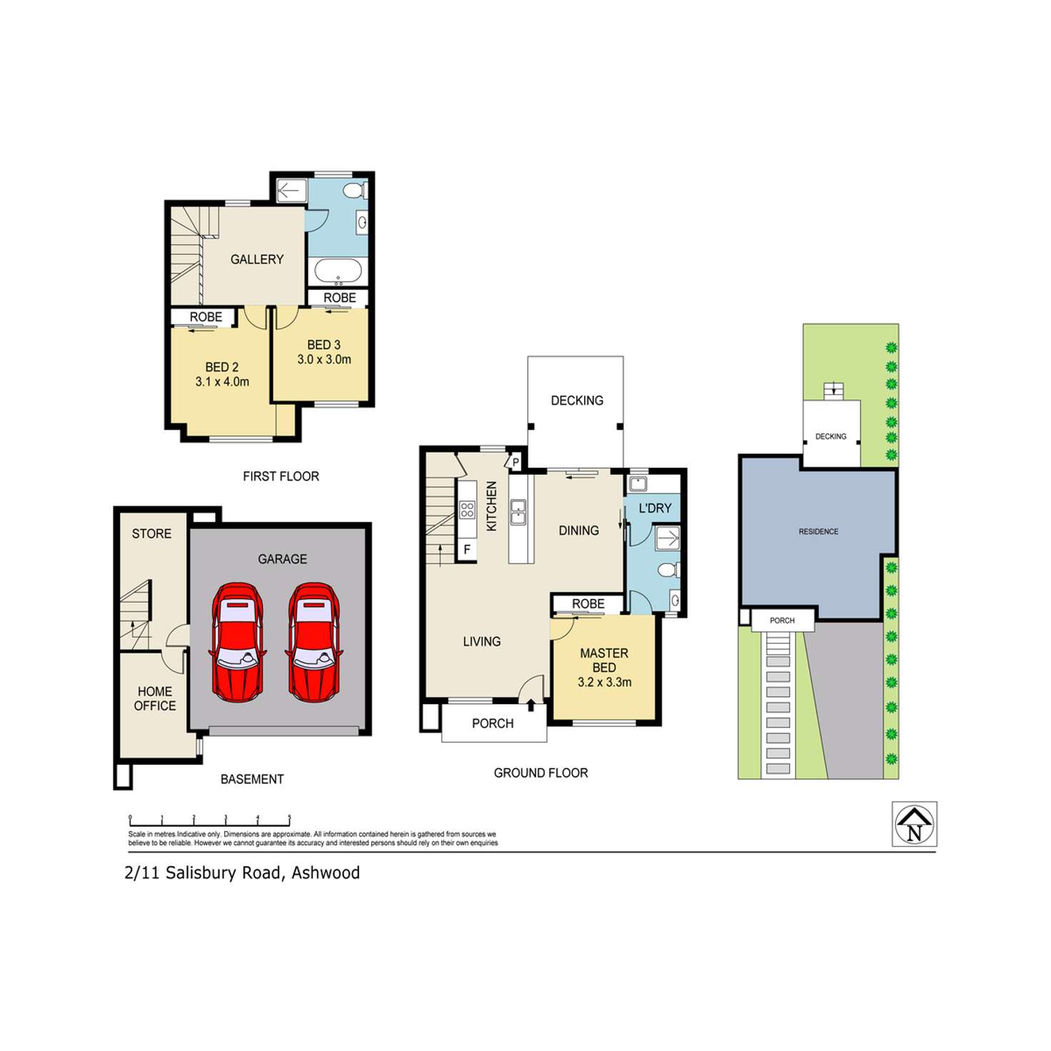 Floorplan of Homely townhouse listing, 2/11 Salisbury Road, Ashwood VIC 3147