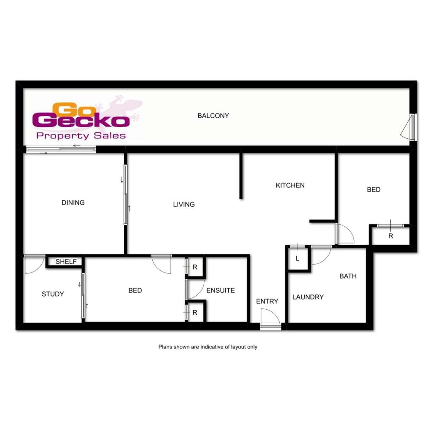 Floorplan of Homely apartment listing, 1/5 Whytecliffe Street, Albion QLD 4010