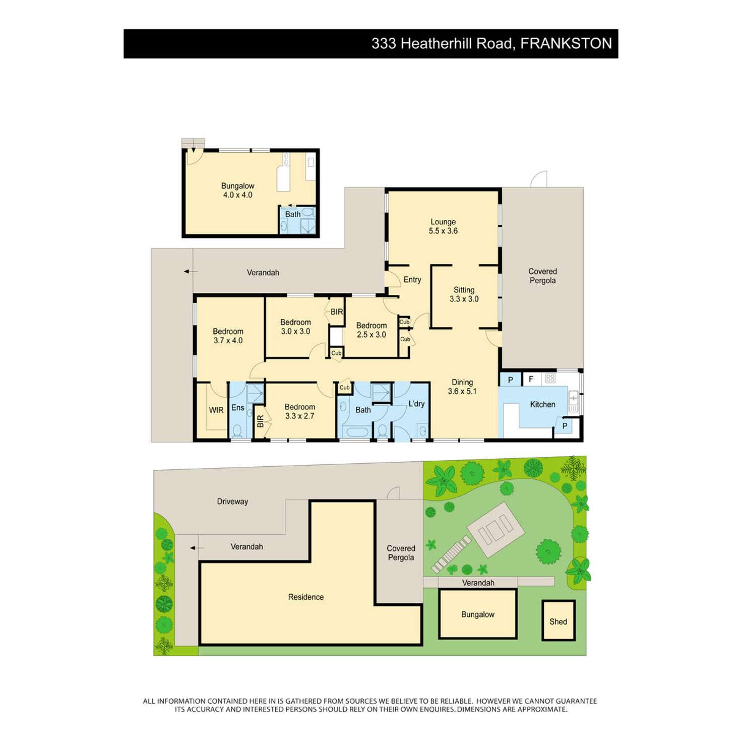 Floorplan of Homely house listing, 333 Heatherhill Road, Frankston VIC 3199