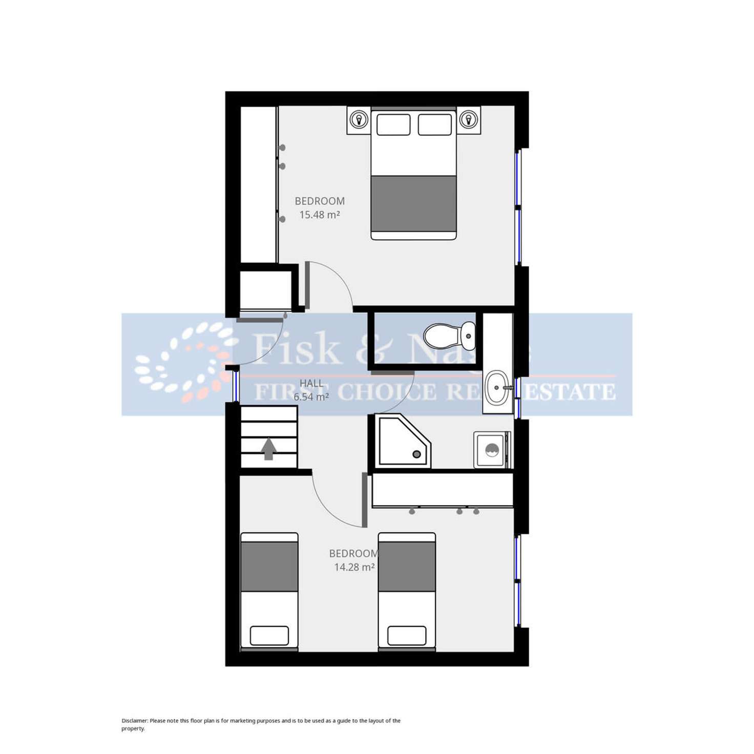 Floorplan of Homely unit listing, 5/27-29 Beach Street, Merimbula NSW 2548