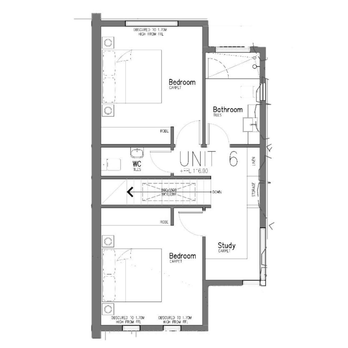 Floorplan of Homely townhouse listing, 6/10 Sherbrook Avenue, Ringwood VIC 3134
