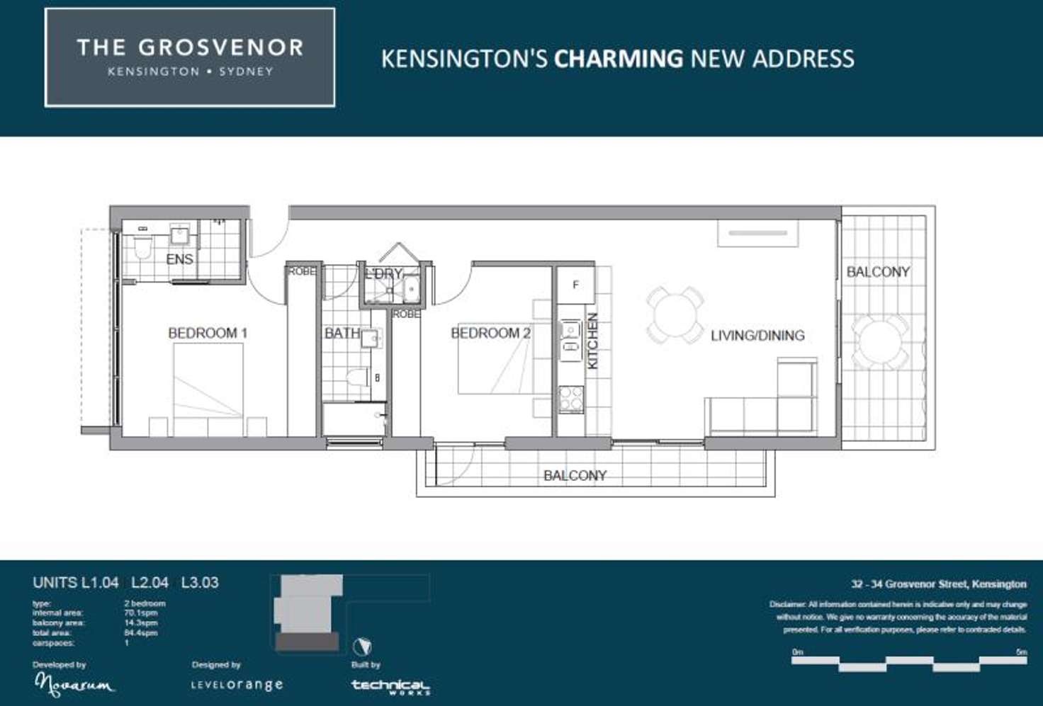 Floorplan of Homely apartment listing, 8/32-34 Grosvenor Street, Kensington NSW 2033