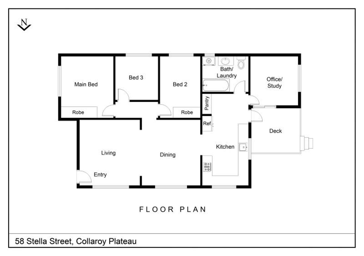 Floorplan of Homely house listing, 58 Stella Street, Collaroy Plateau NSW 2097