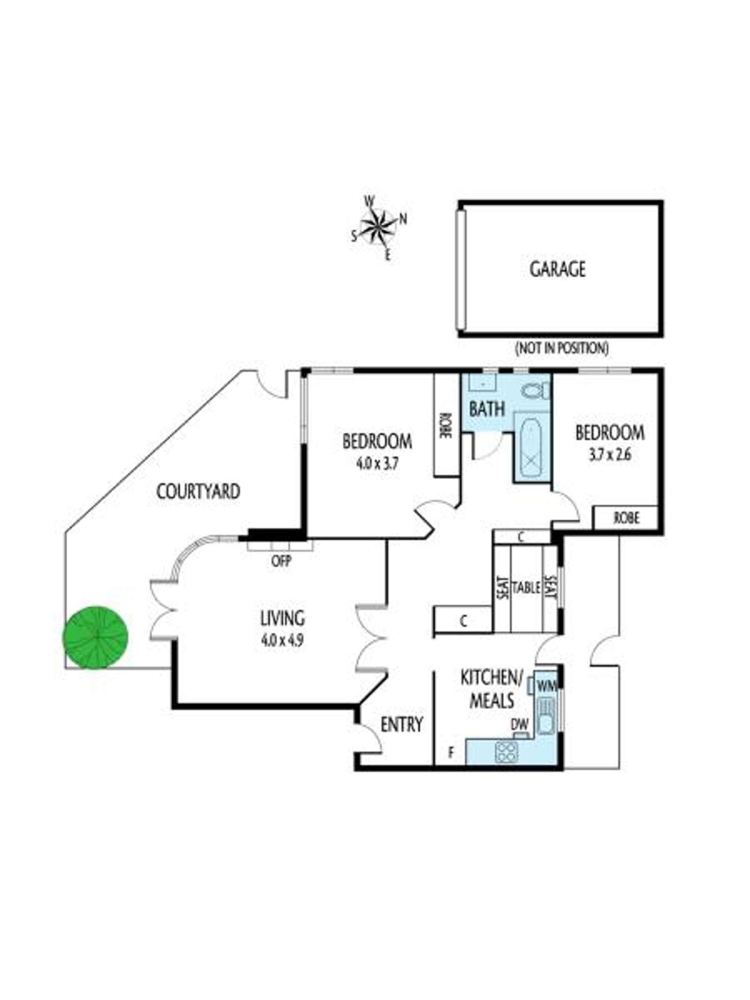 Floorplan of Homely apartment listing, 5/539 Orrong Road, Armadale VIC 3143