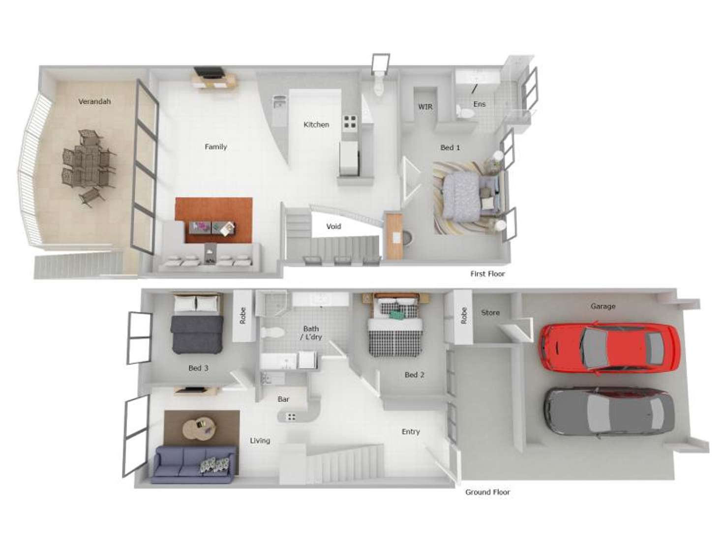 Floorplan of Homely townhouse listing, 4/52 Bayview Blvd, Bayview NT 820