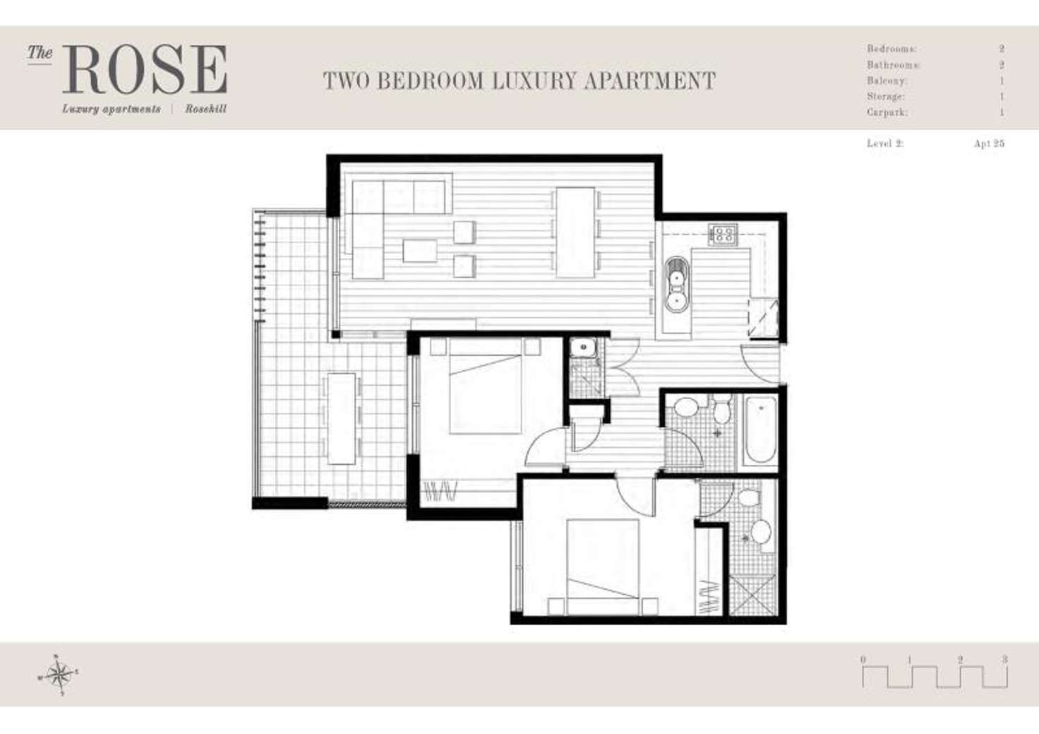 Floorplan of Homely apartment listing, 25/18-22A Hope Street, Rosehill NSW 2142