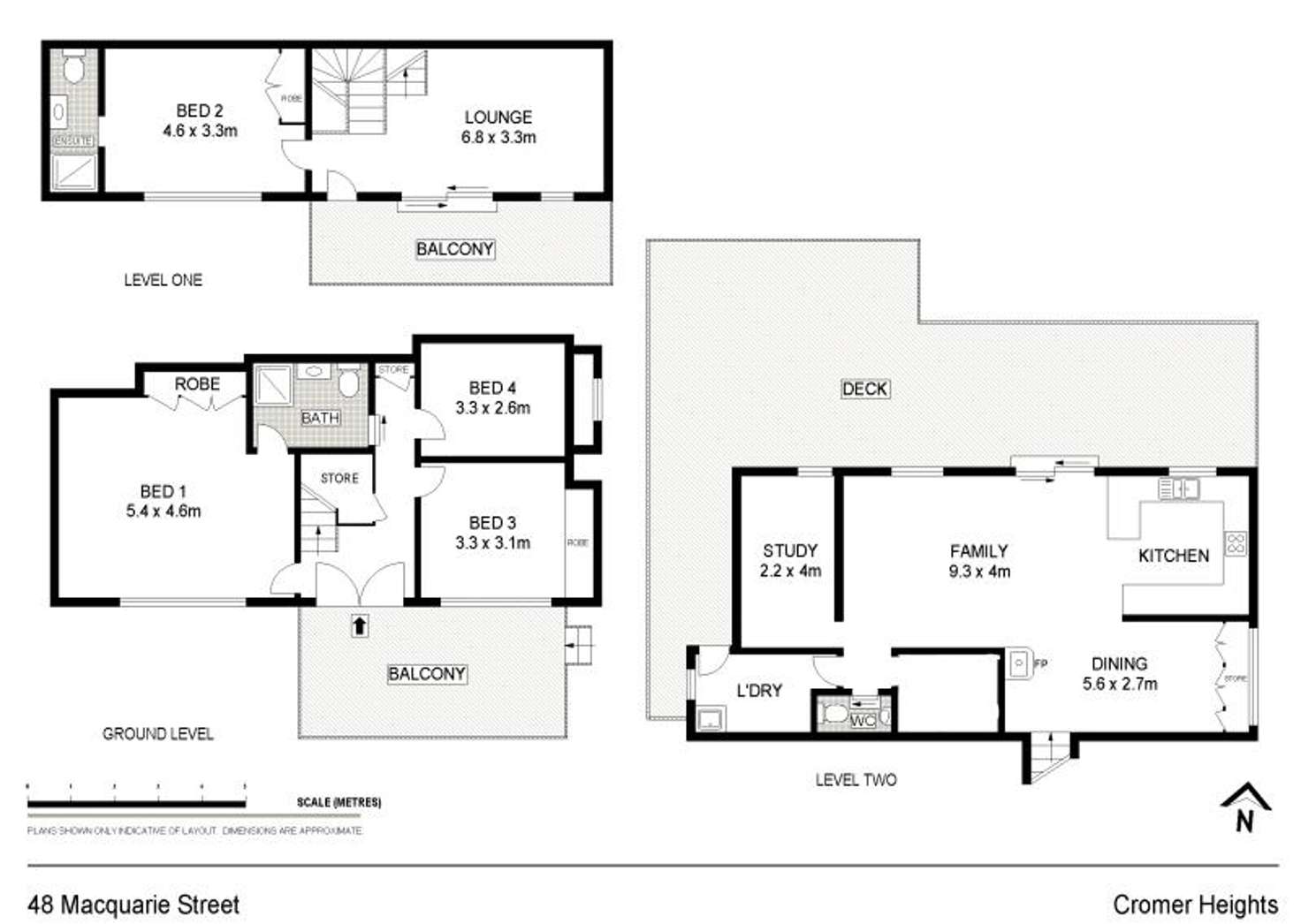 Floorplan of Homely house listing, 48 Macquarie Street, Cromer NSW 2099