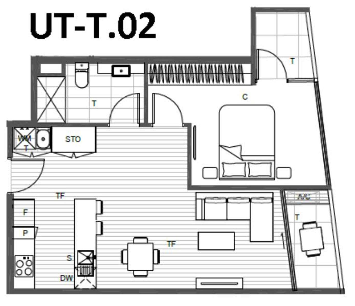 Floorplan of Homely apartment listing, 302/3-5 St Kilda Road, St Kilda VIC 3182