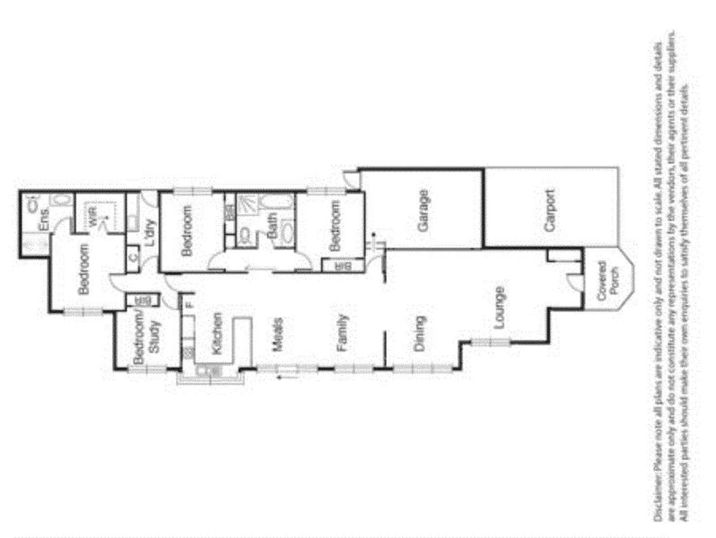 Floorplan of Homely townhouse listing, 14A Roselyn Crescent, Bentleigh East VIC 3165