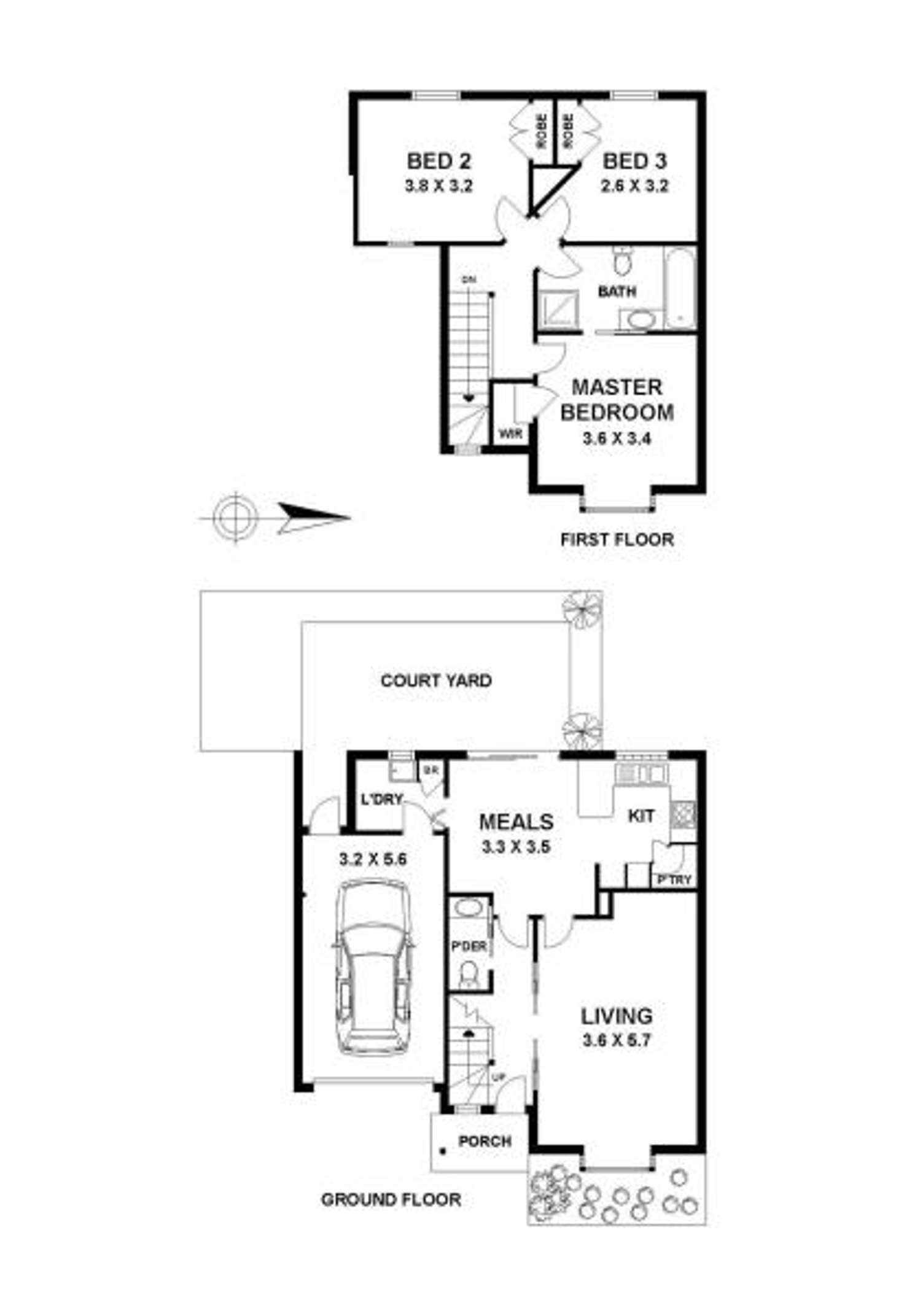 Floorplan of Homely house listing, 6/241 Keilor Road, Essendon VIC 3040