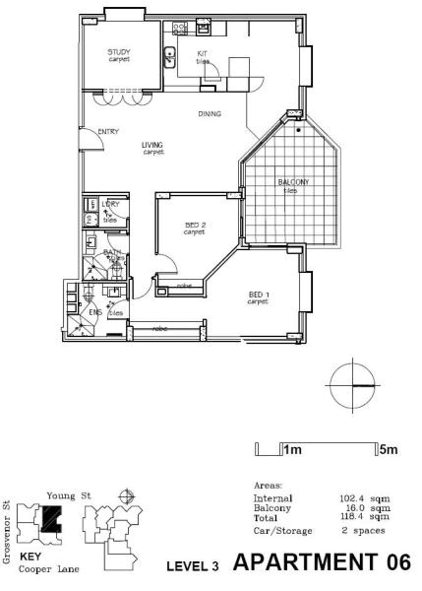 Floorplan of Homely unit listing, 6/21 Young Street, Neutral Bay NSW 2089