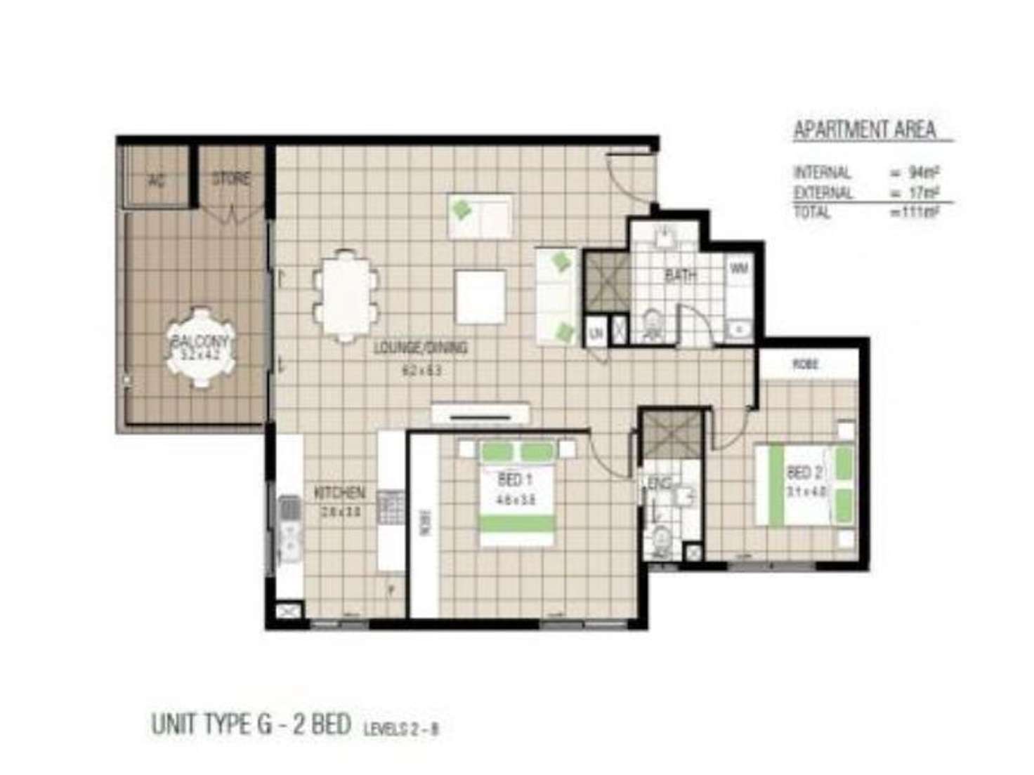 Floorplan of Homely unit listing, 30/10 Doctors Gully Road, Larrakeyah NT 820