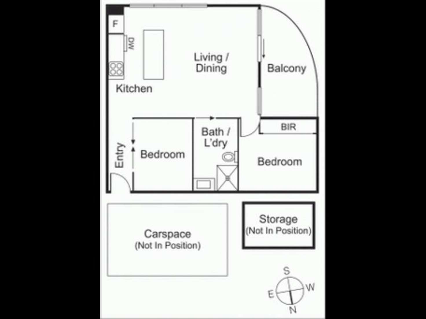 Floorplan of Homely apartment listing, 304/839 Dandenong Road, Malvern East VIC 3145