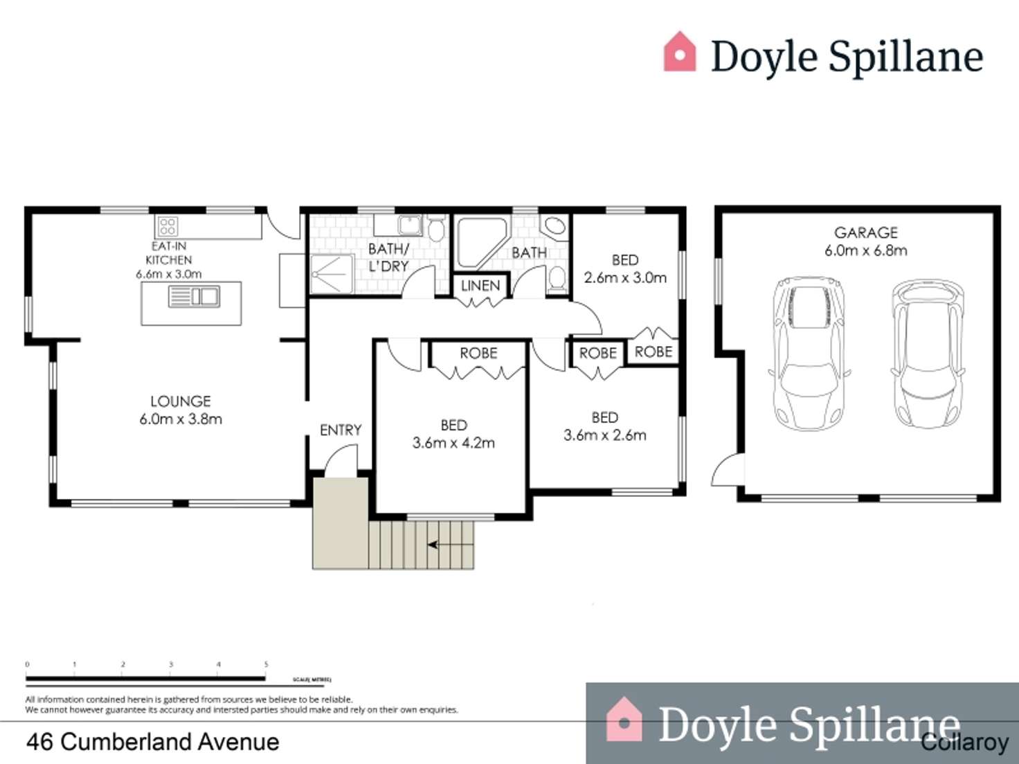 Floorplan of Homely house listing, 46 Cumberland Avenue, Collaroy NSW 2097