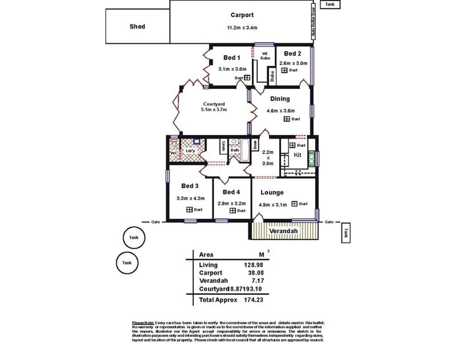 Floorplan of Homely house listing, 445 Cross Road, South Plympton SA 5038