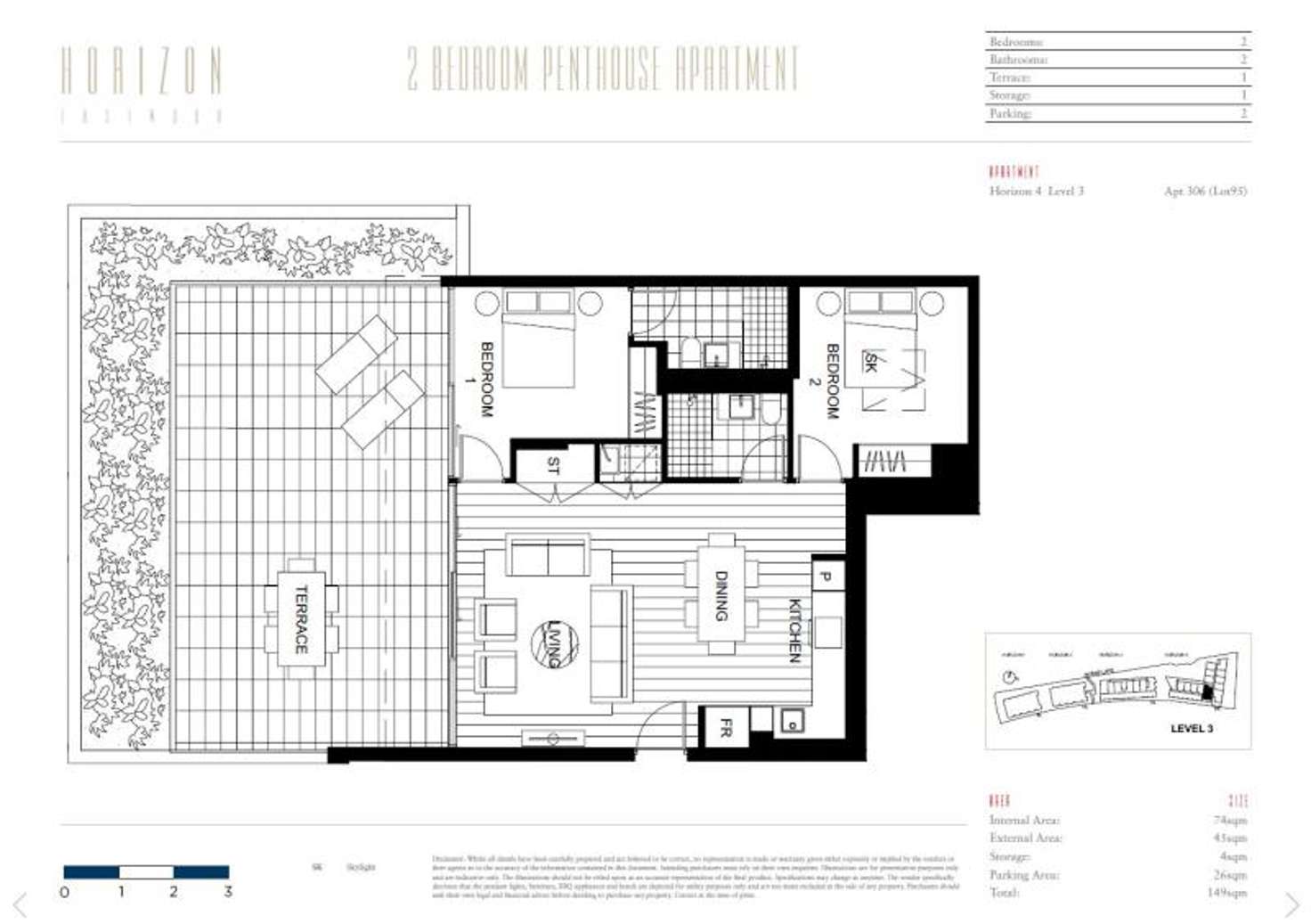 Floorplan of Homely apartment listing, 306/86 Mobbs Lane, Eastwood NSW 2122