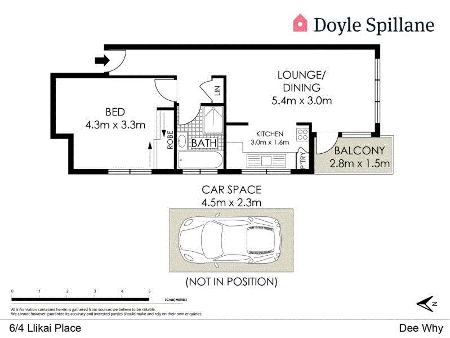 Floorplan of Homely unit listing, 6/4 Ilikai Place, Dee Why NSW 2099