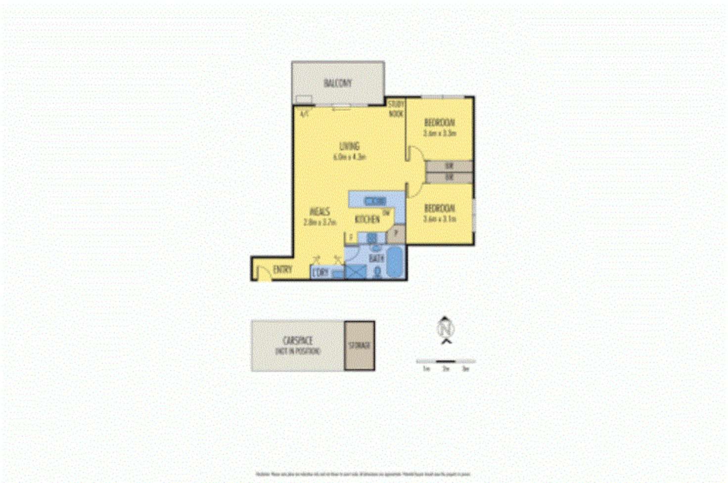 Floorplan of Homely apartment listing, 9/19-21 Willesden Road, Hughesdale VIC 3166