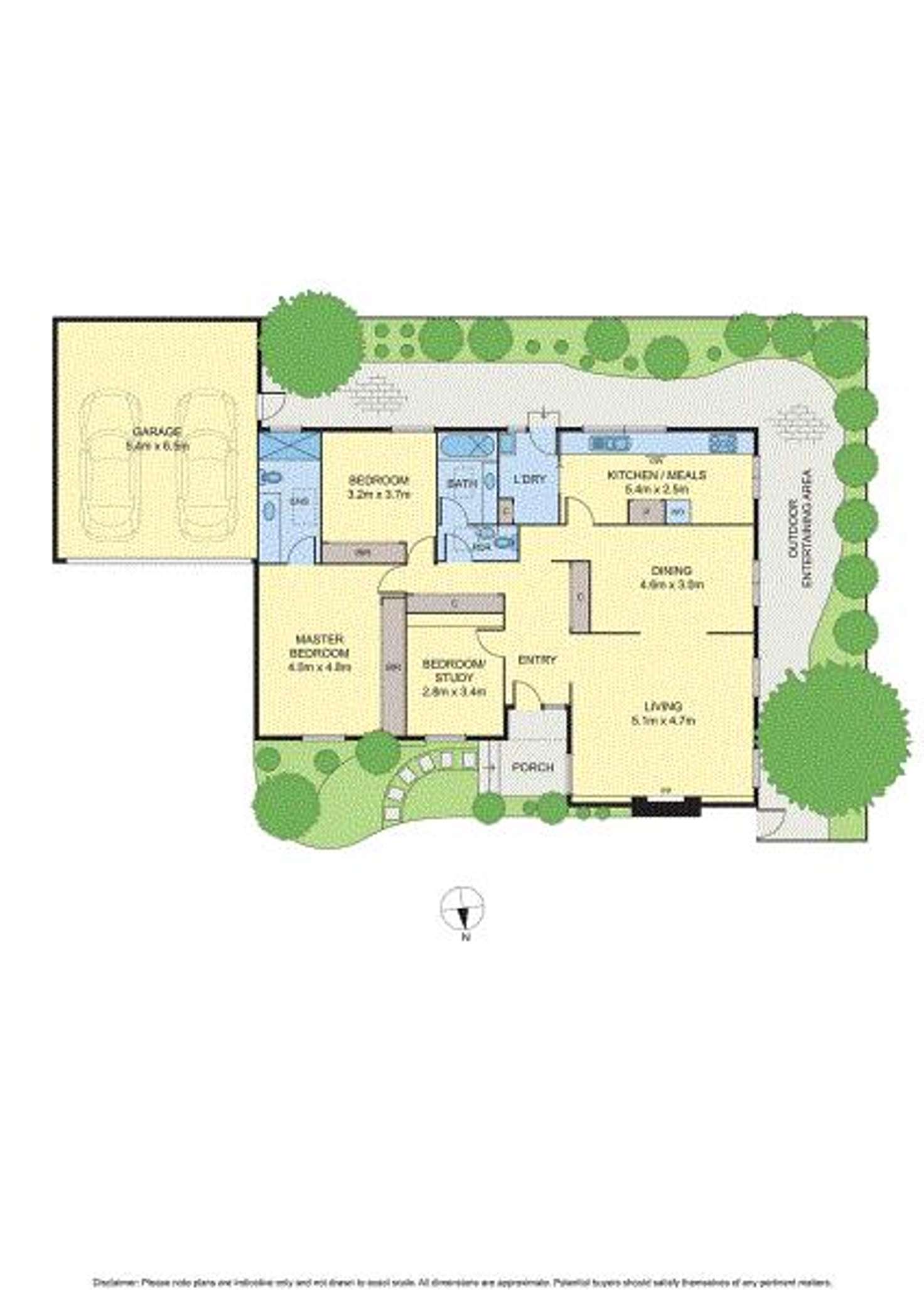 Floorplan of Homely villa listing, 3/55 Kooyong Road, Armadale VIC 3143