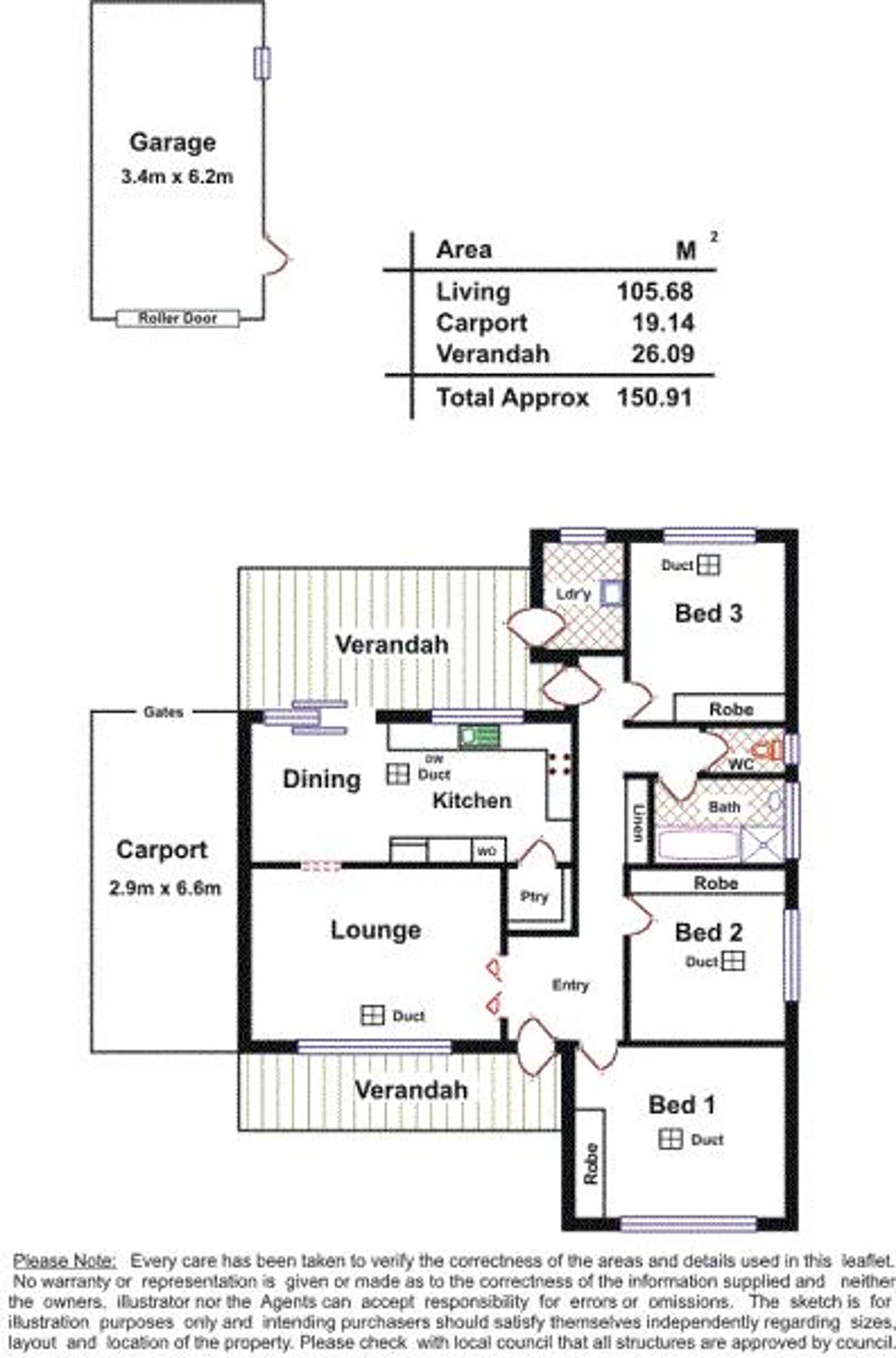 Floorplan of Homely house listing, 2A Wycliff Street, Fullarton SA 5063