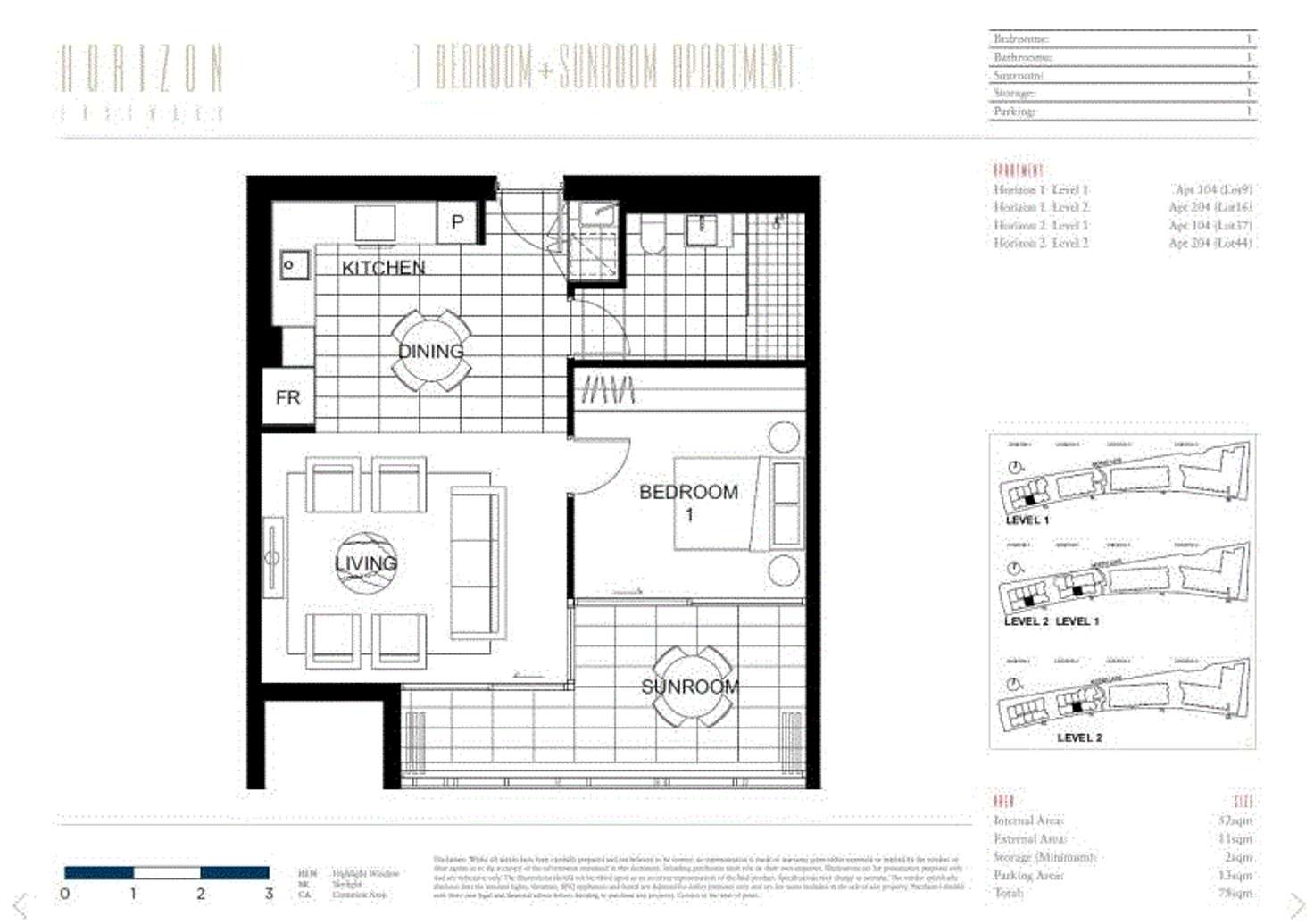 Floorplan of Homely apartment listing, H1, 204/62 Mobbs Lane, Eastwood NSW 2122